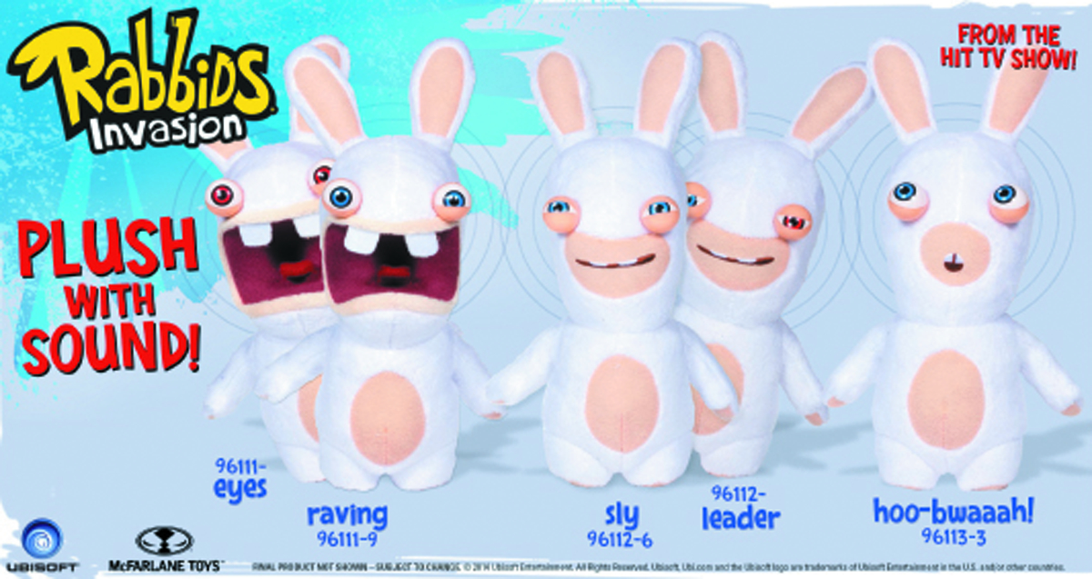 raving rabbid plush