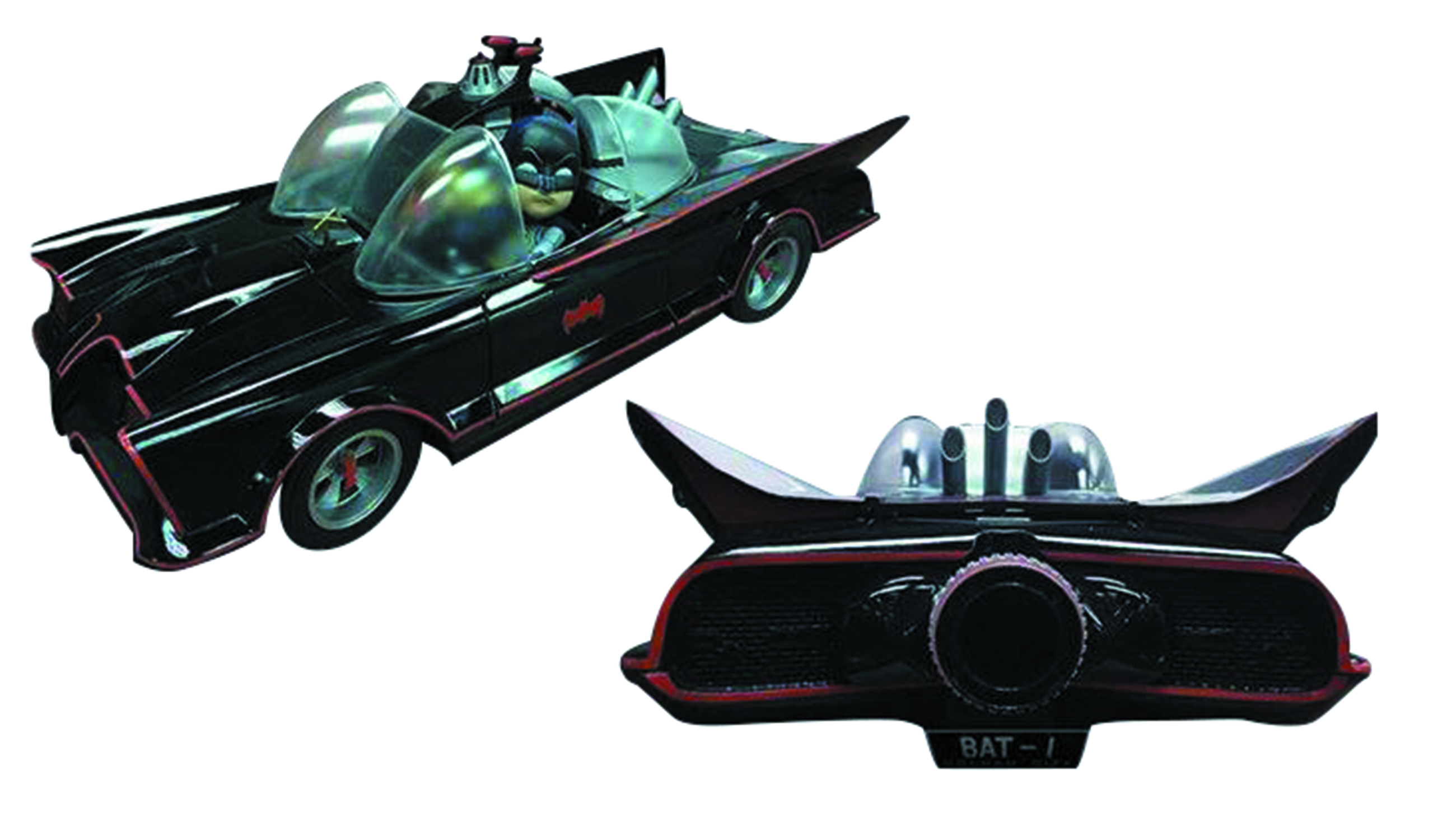 SEP158874 - HYBRID METAL FIGURATION BATMOBILE 1966 VER - Previews World2559 x 1500