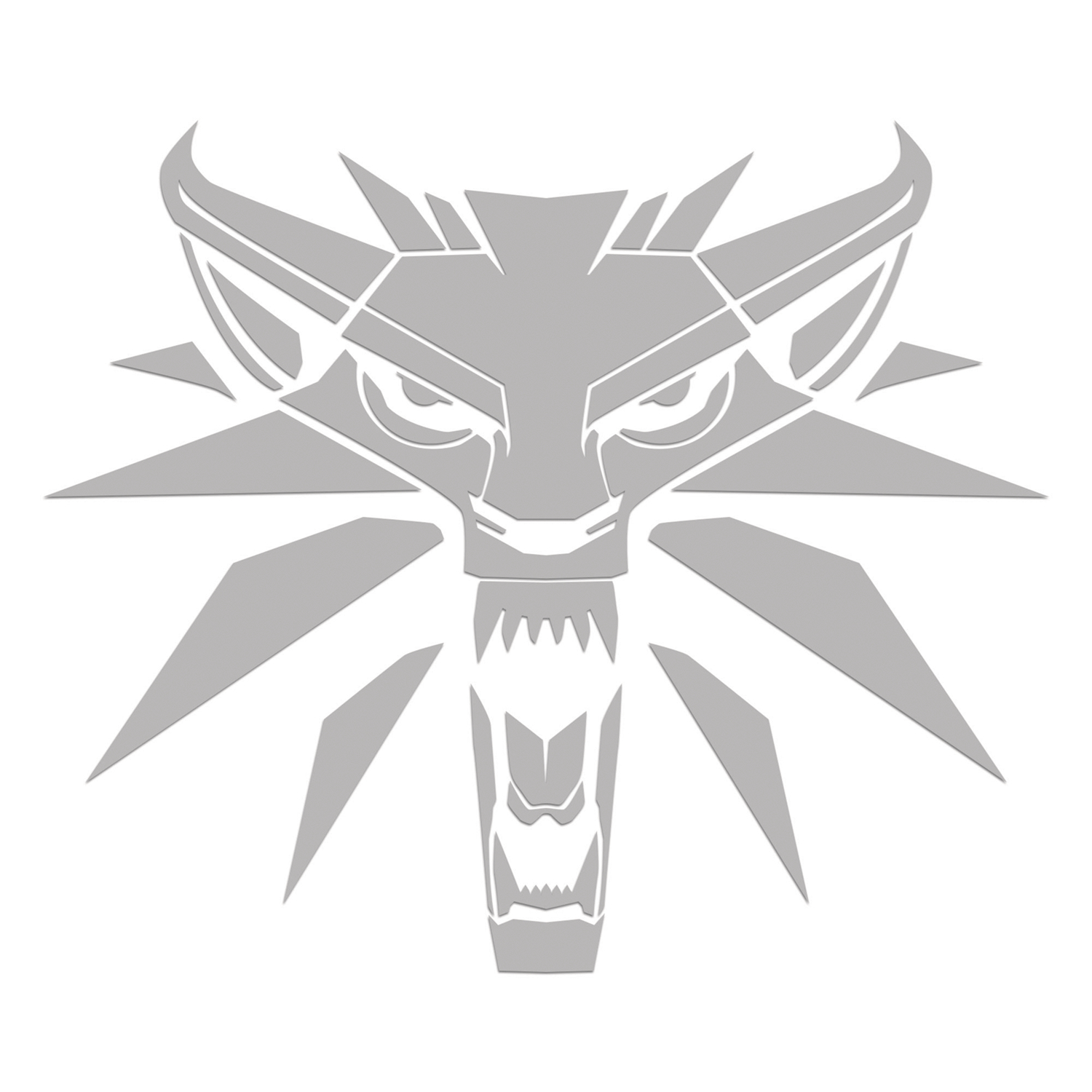APR168530 WITCHER WHITE WOLF VINYL DECAL Previews World