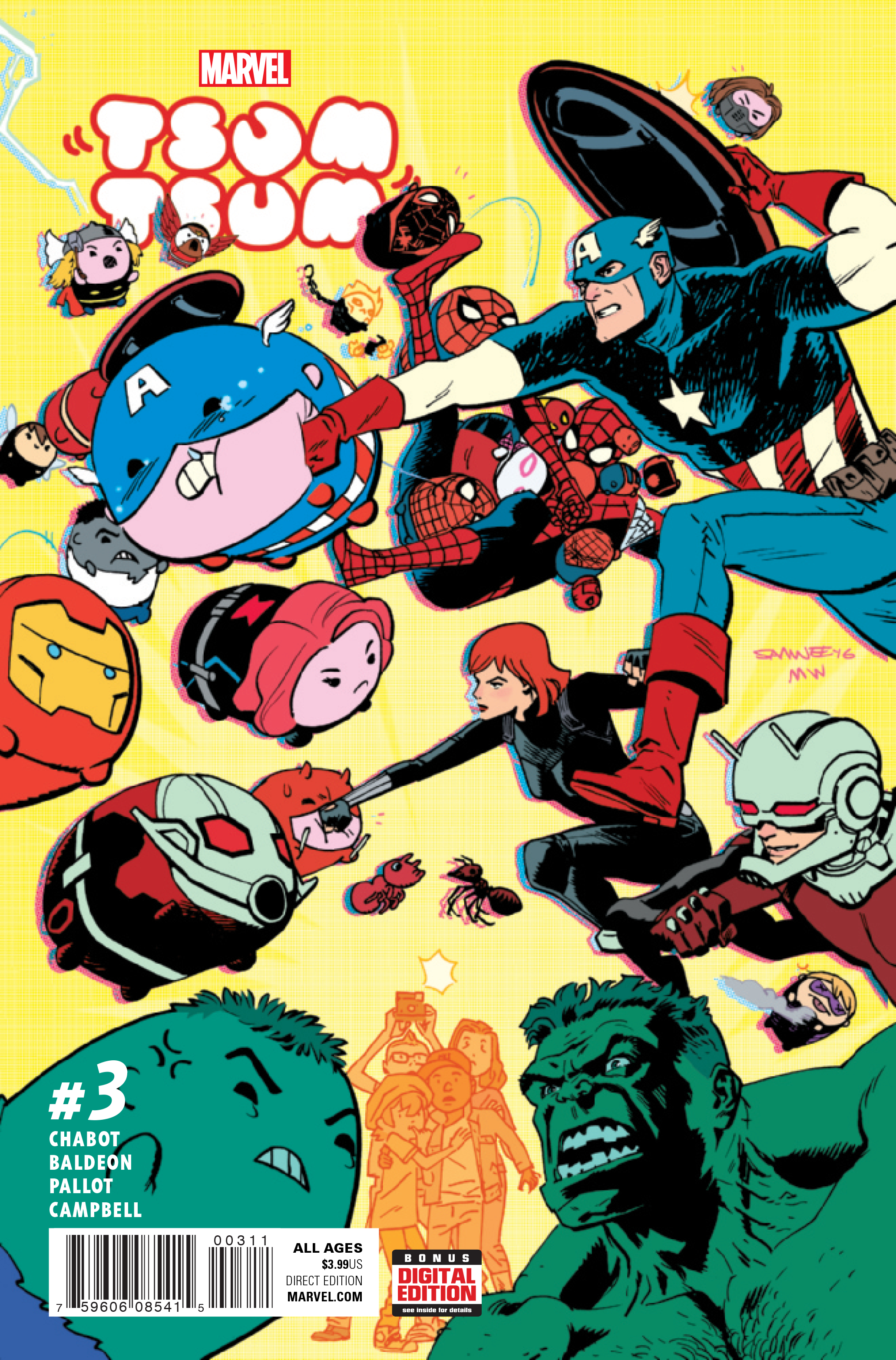 Aug160957 Marvel Tsum Tsum 3 Of 4 Previews World - 