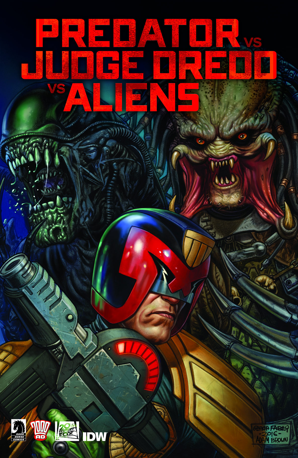 Aug160049 Predator Vs Judge Dredd Vs Aliens 4