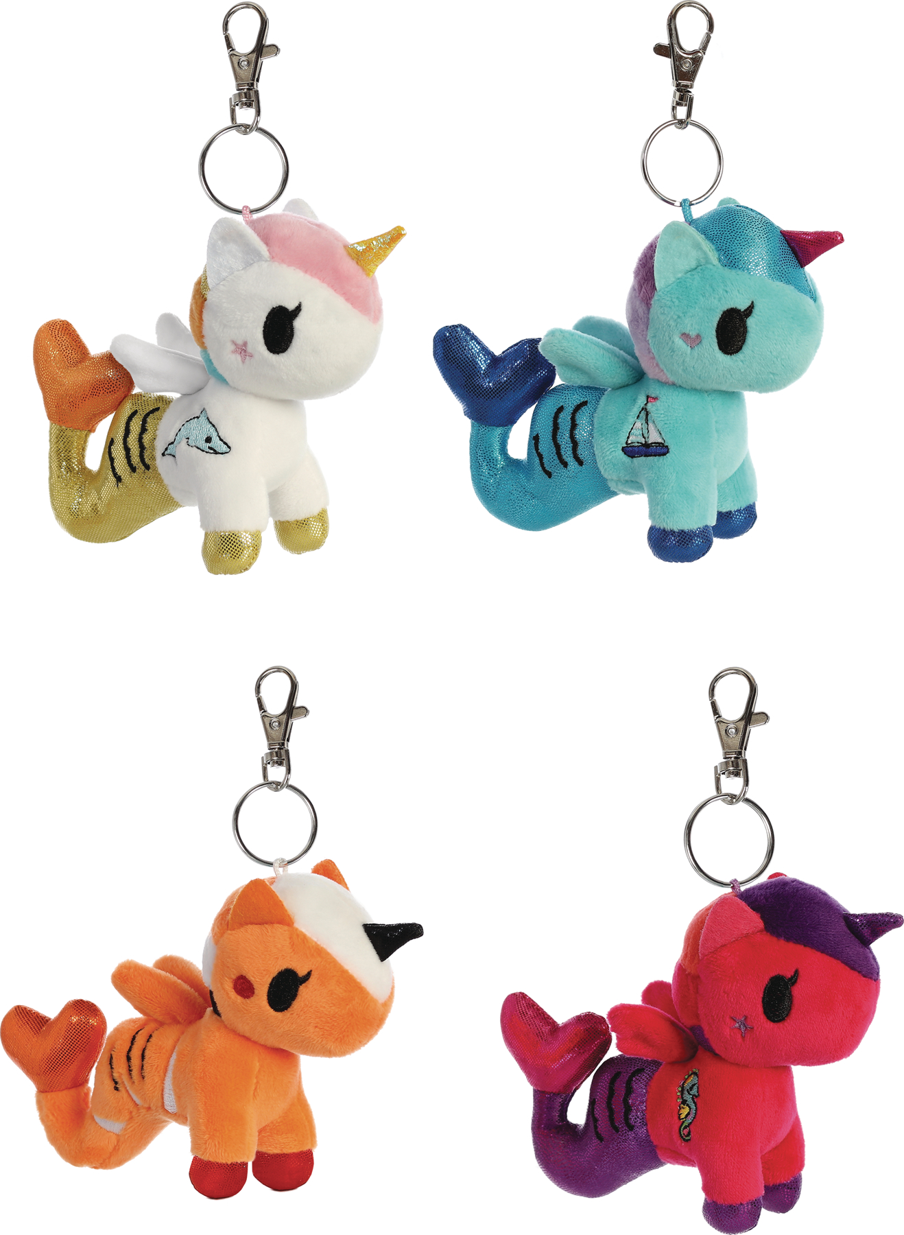 tokidoki unicorno plush keychain