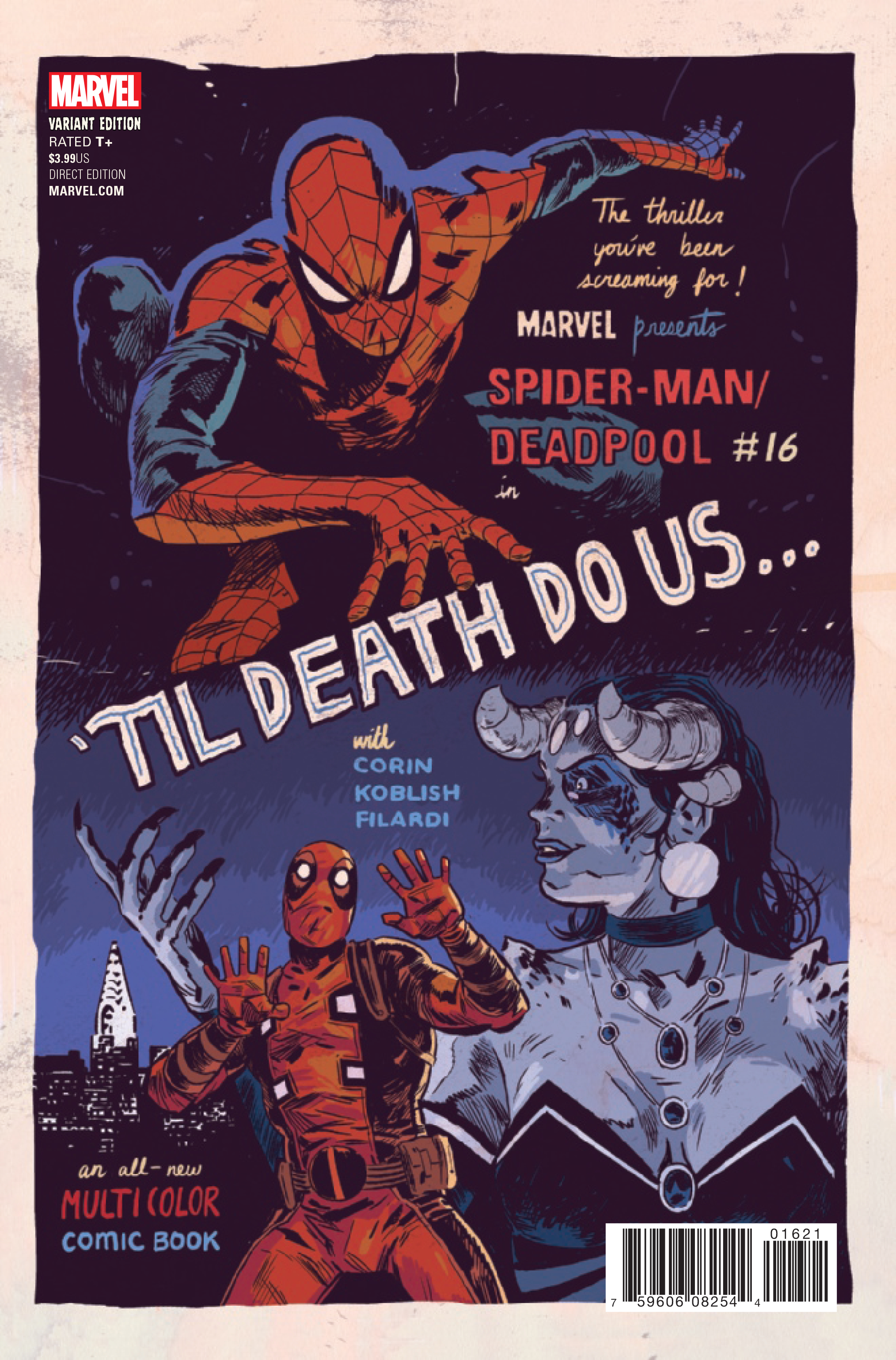 Feb170922 Spider Man Deadpool 16 Walsh Poster Var