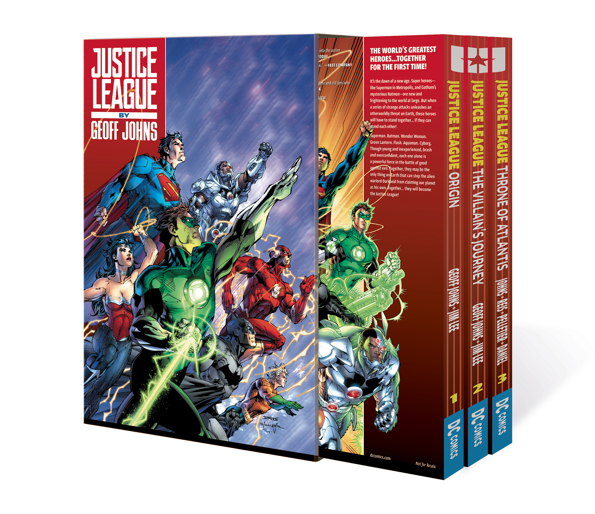 justice league by geoff johns box set