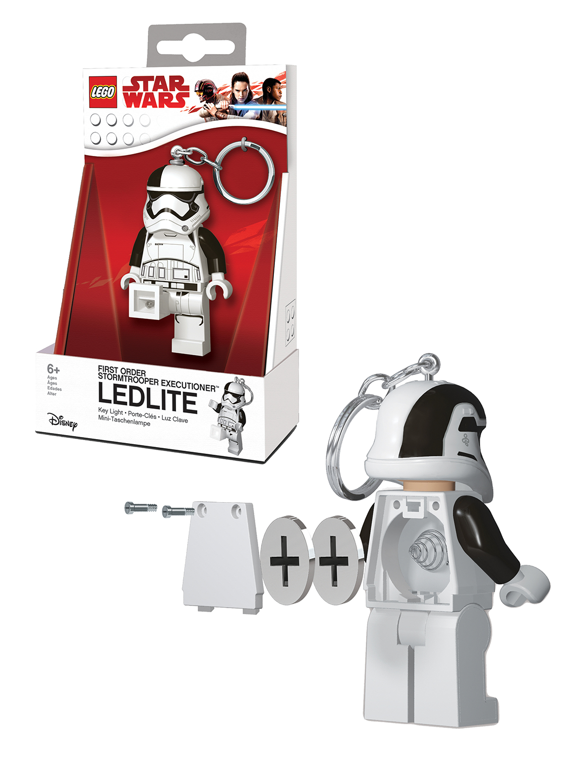 storm trooper lego keychain