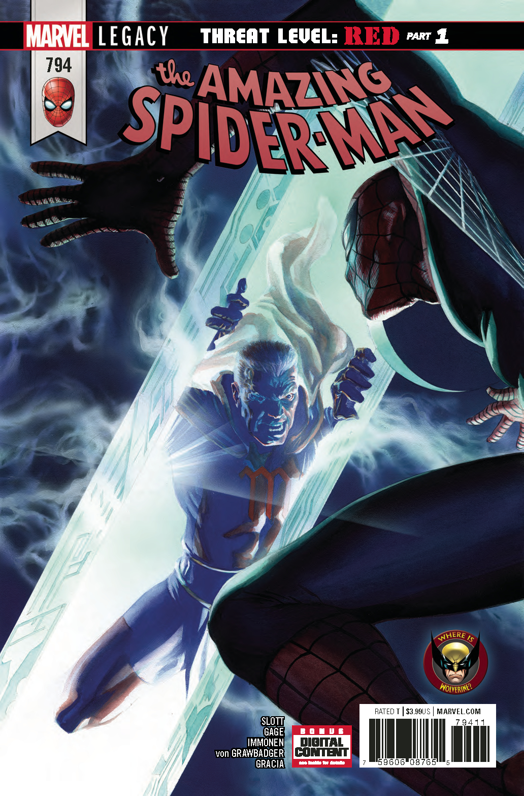 NOV170958 - AMAZING SPIDER-MAN #794 LEG WW - Previews World