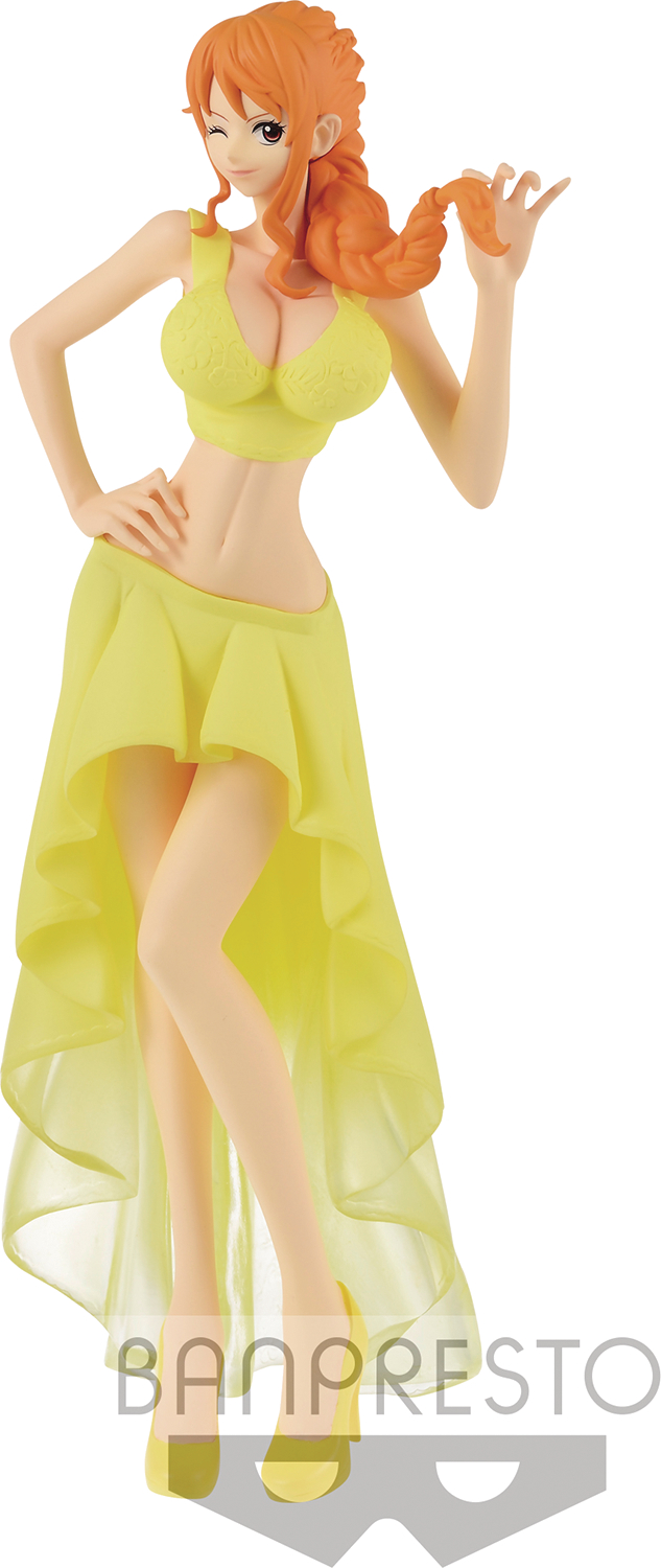 Jan189064 One Piece Lady Edge Wedding Nami Yellow Dress Fig