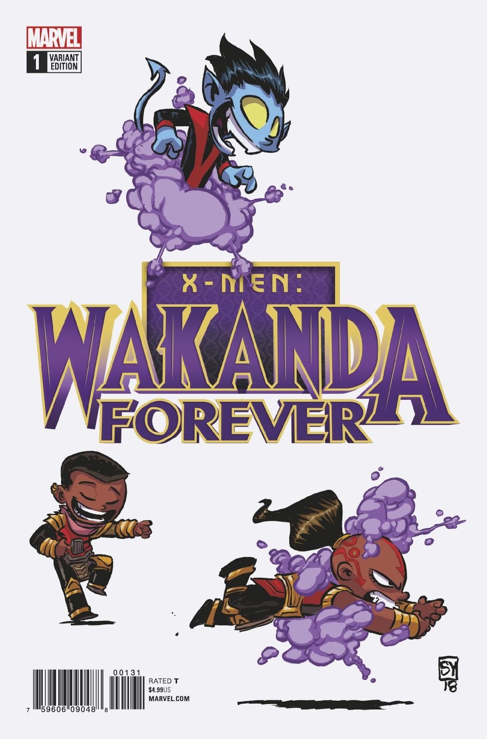 WAKANDA FOREVER X-MEN #1 YOUNG VAR
