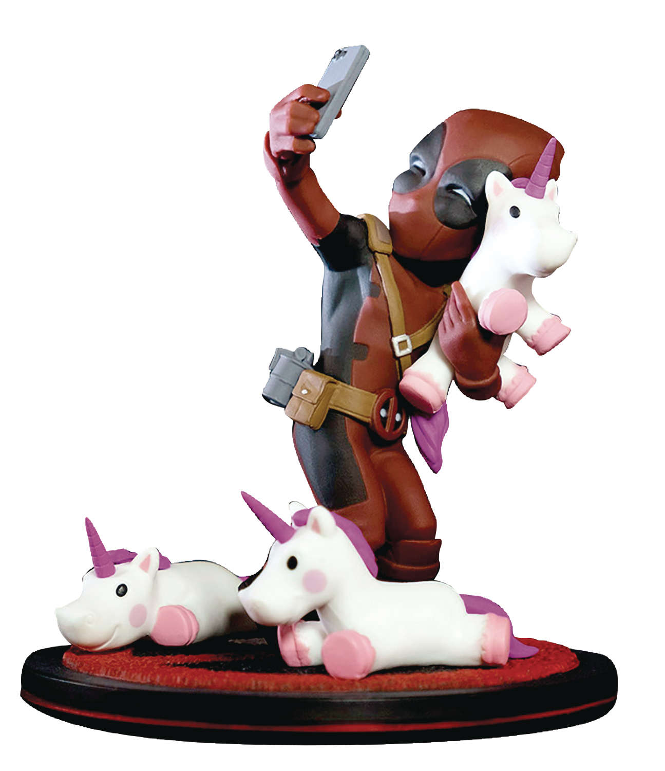 APR188347 - DEADPOOL UNICORN SELFIE Q-FIG MAX TOONS FIGURE - Previews World