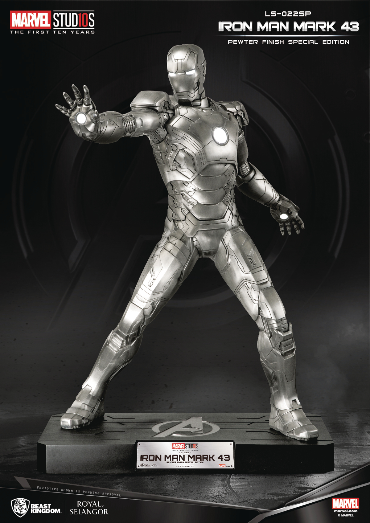May189448 Iron Man Ls 022sp Iron Man Mk 43 Life Size