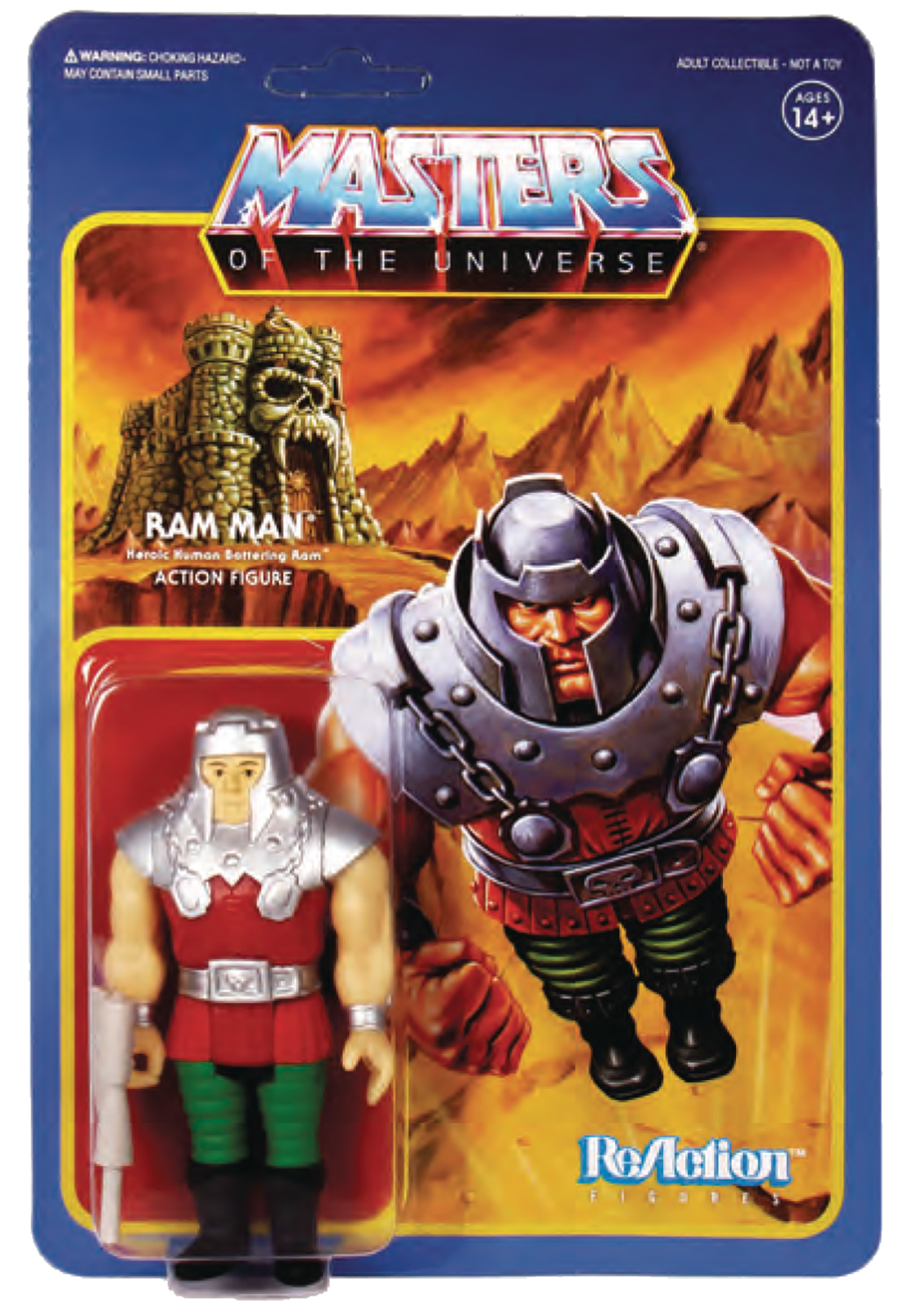 MOTU 3.75IN REACTION FIG WV 4 RAM MAN