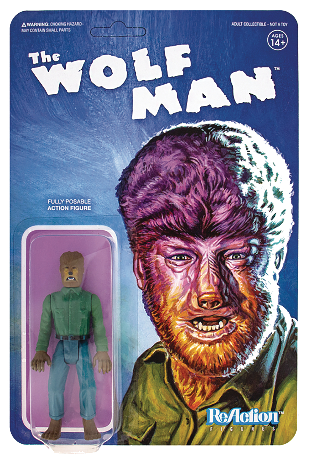 UNIVERSAL MONSTERS WOLFMAN REACTION FIG (SEP188589) (C