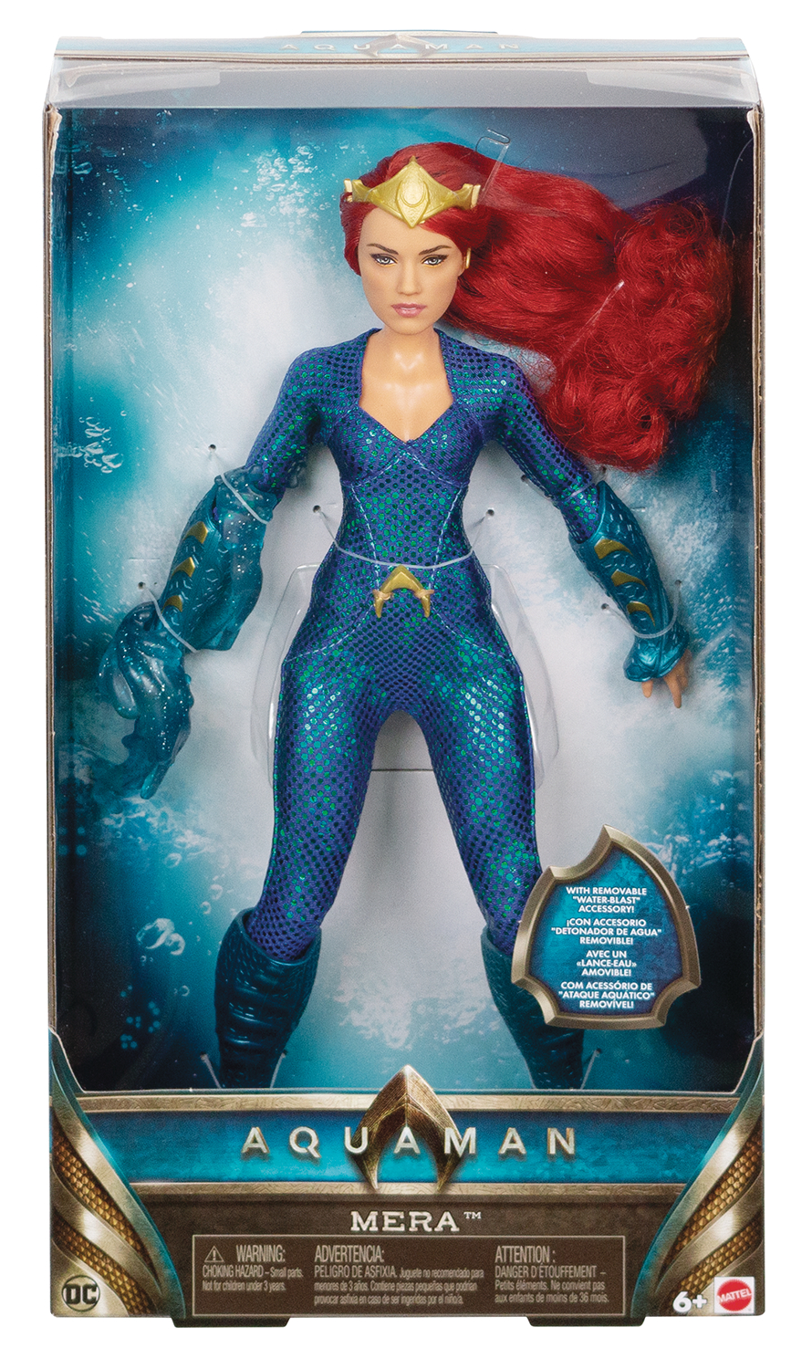 DC Aquaman Mera 12 Basic Fashion Doll Mattel - ToyWiz