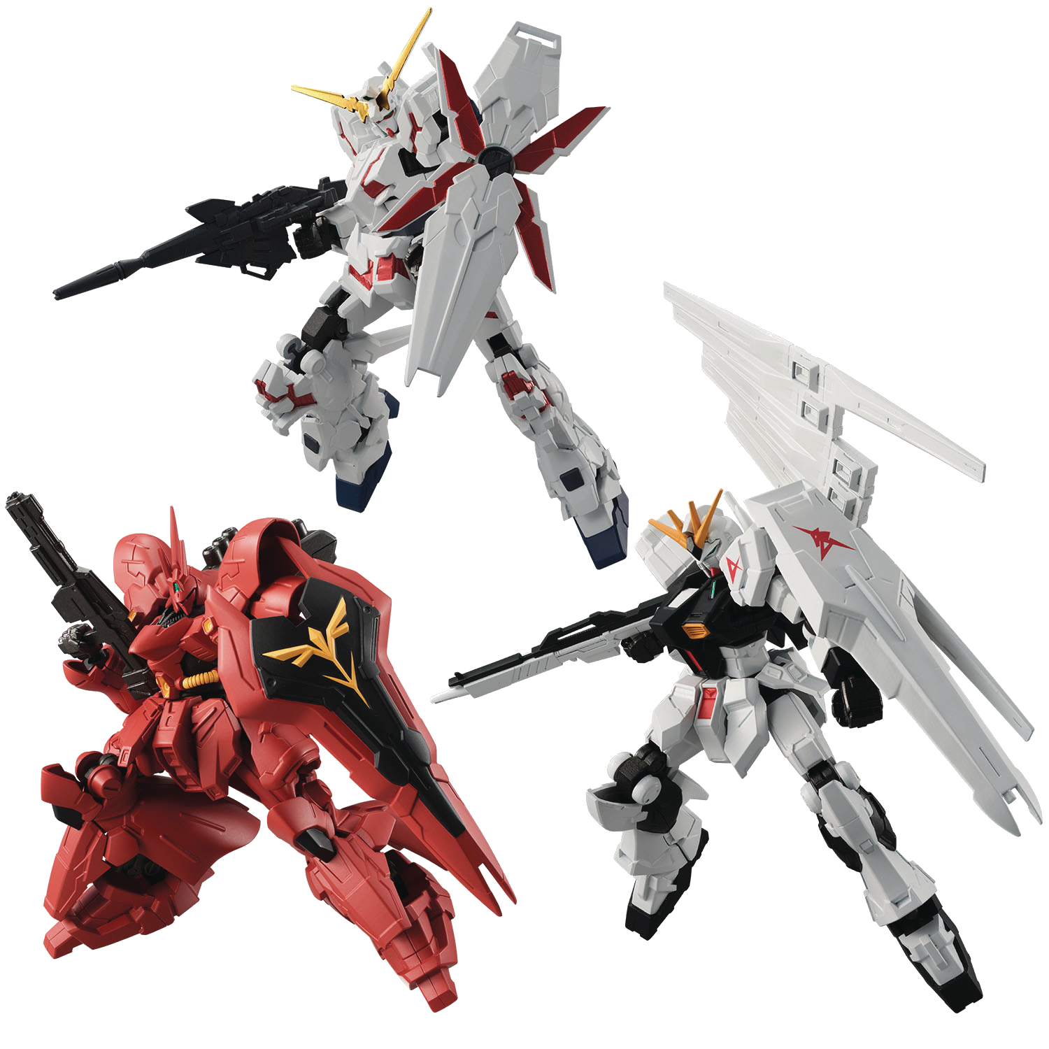GUNDAM G FRAME MOBILE SUIT GUNDAM SET 1 5PC BMB DS