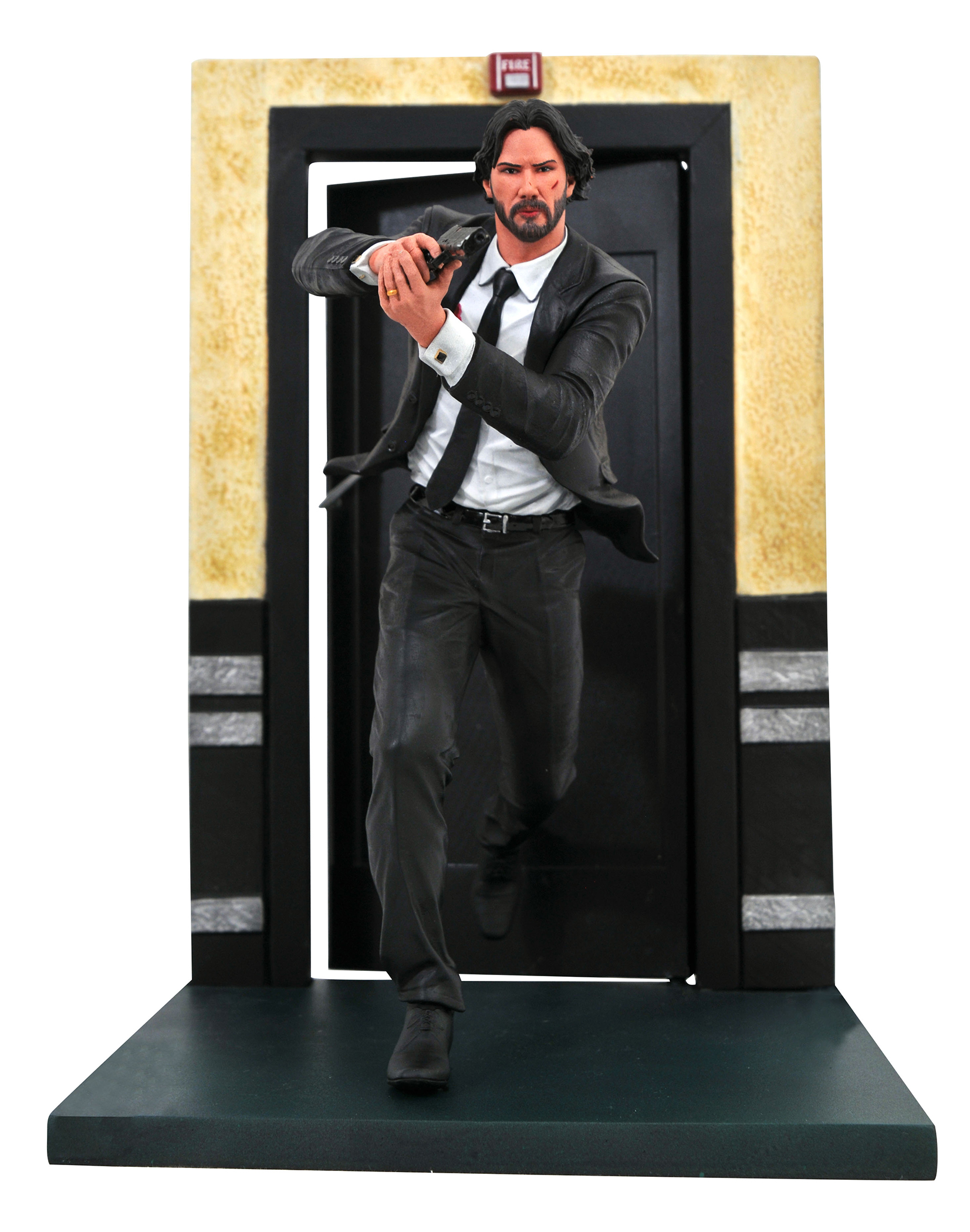 john wick catacombs statue