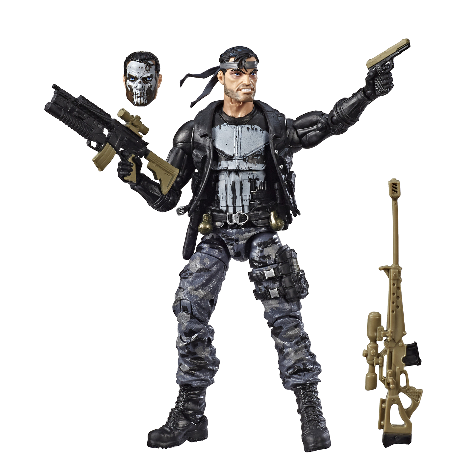 JUN198665 - MARVEL LEGENDS PUNISHER VARIANT 6IN AF CS
