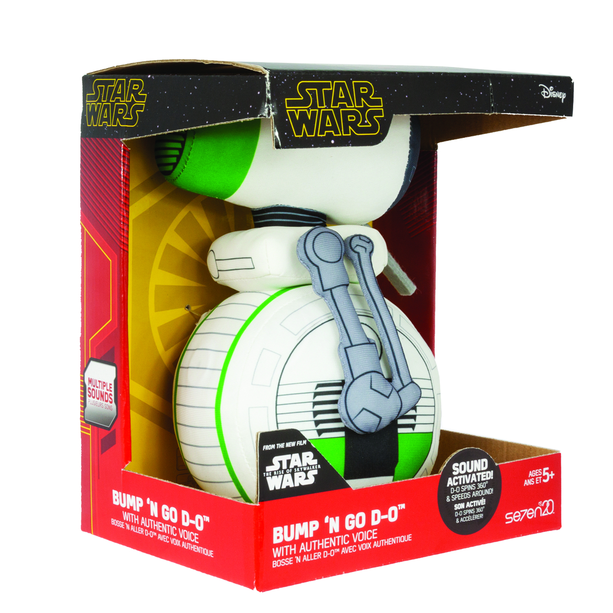 Details about   Star Wars Bump N' Go D-O Sound/Motion Activated 9 Inch Plush Authentic Voice New 