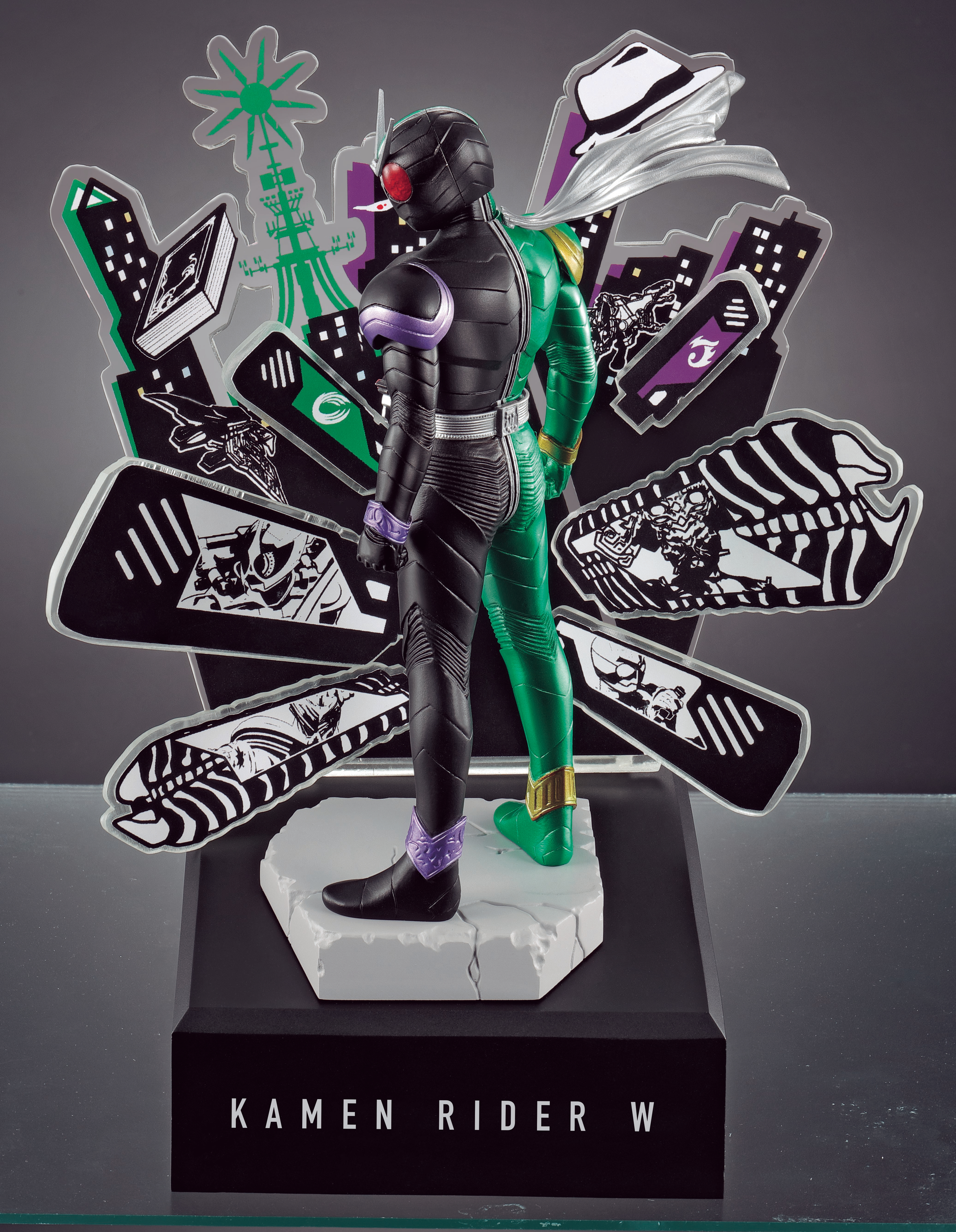 Kamen Rider OOO フィギュア WORLDLISE FEB209331 - KAMEN RIDER OOO 10TH ANNIVERSARY KAMEN RIDER W