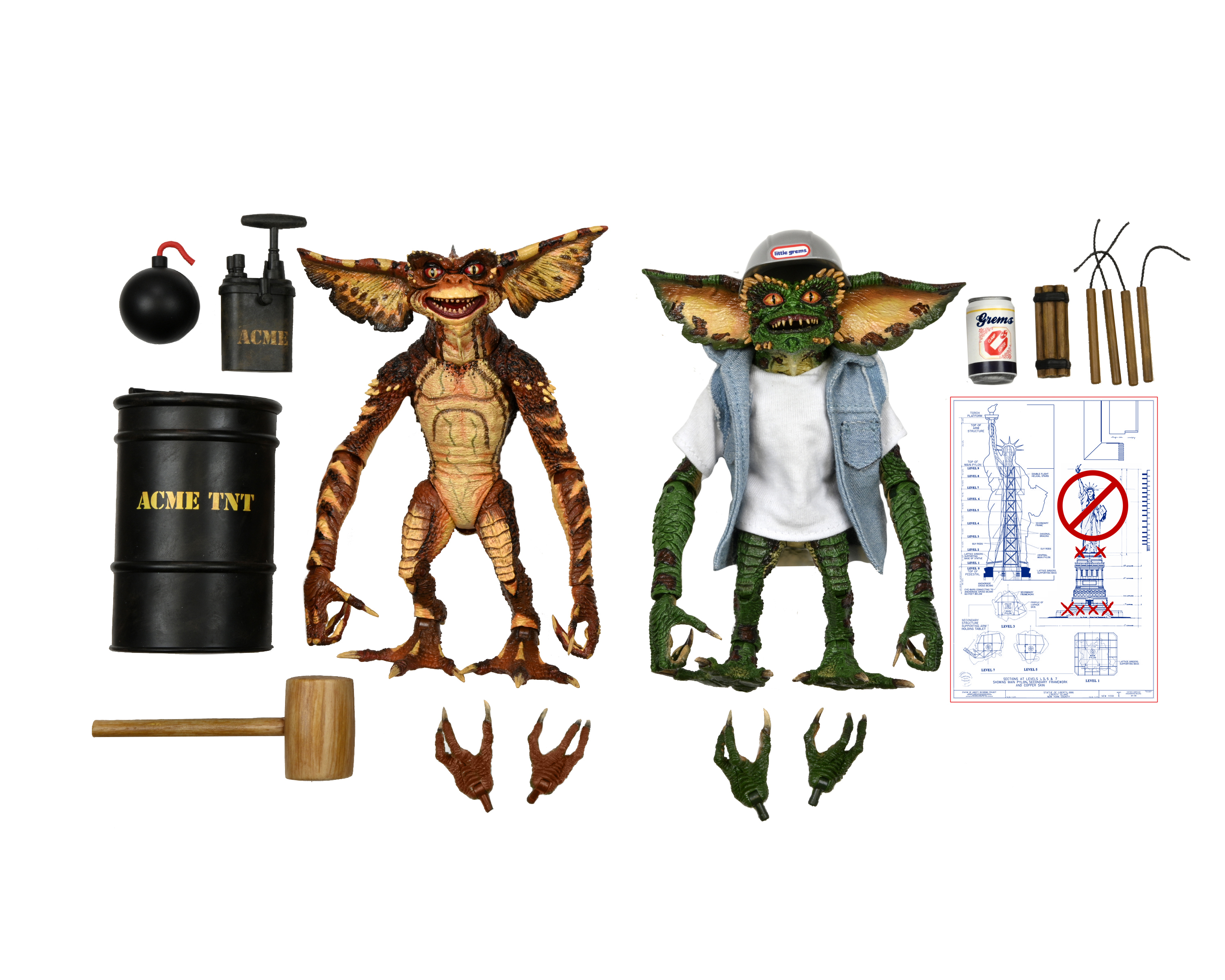 JUL218393 - GREMLINS 2 DEMOLITION GREMLINS ULTIMATE 7IN AF