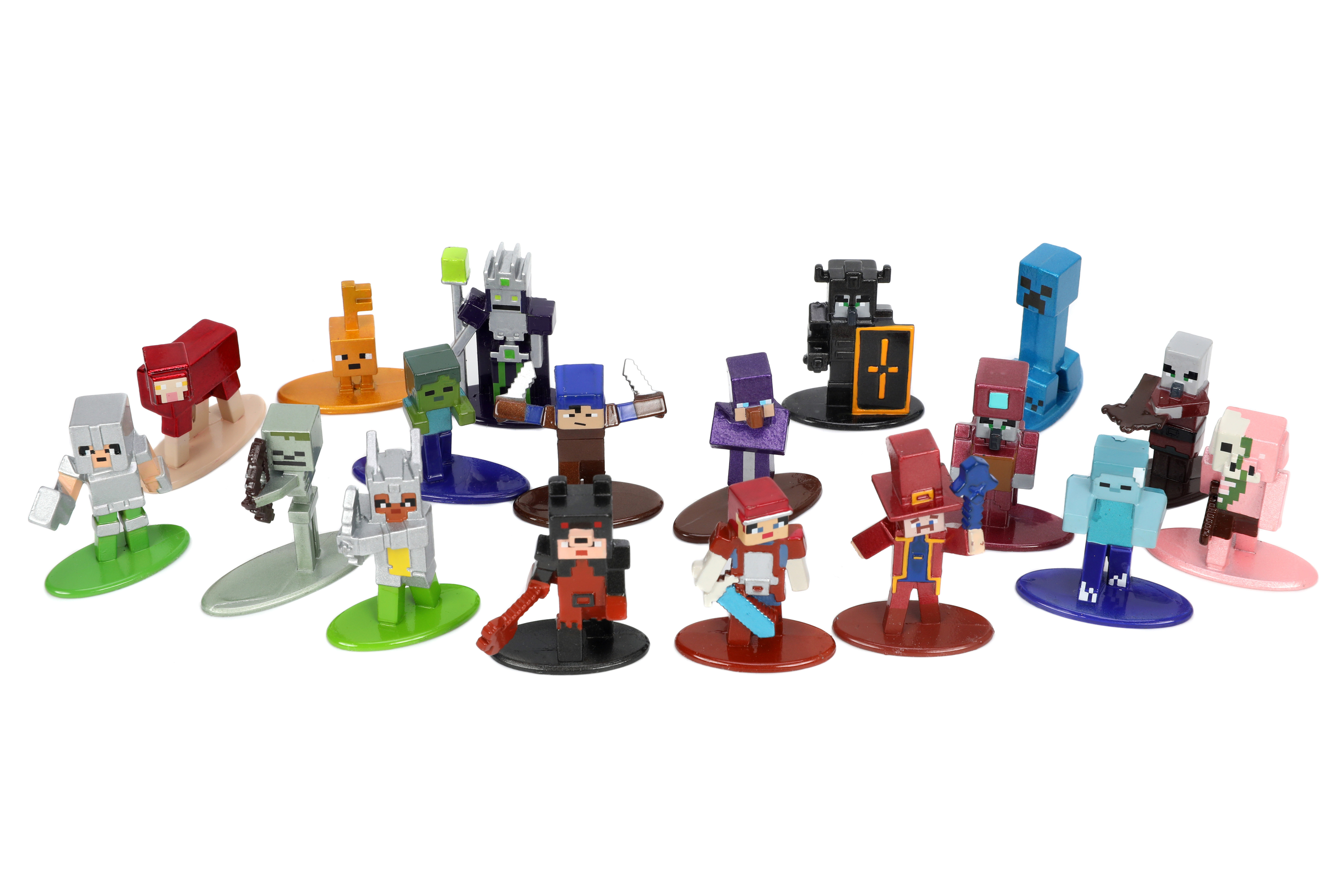 JAN228983 - MINECRAFT DUNGEONS NANO METALFIGS 18 PK W7