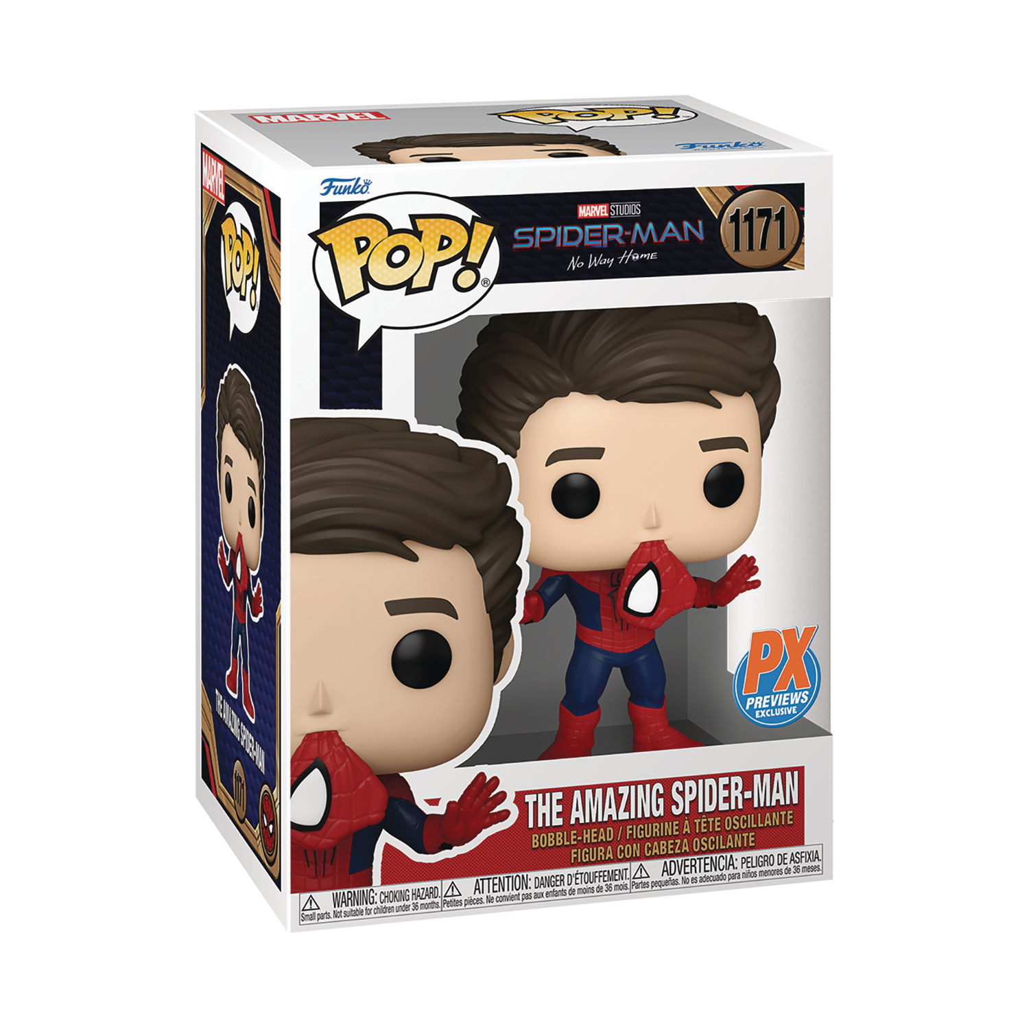 JUN229112 - POP MARVEL SPIDER-MAN NWH SPIDER-MAN 3 UNMASKED