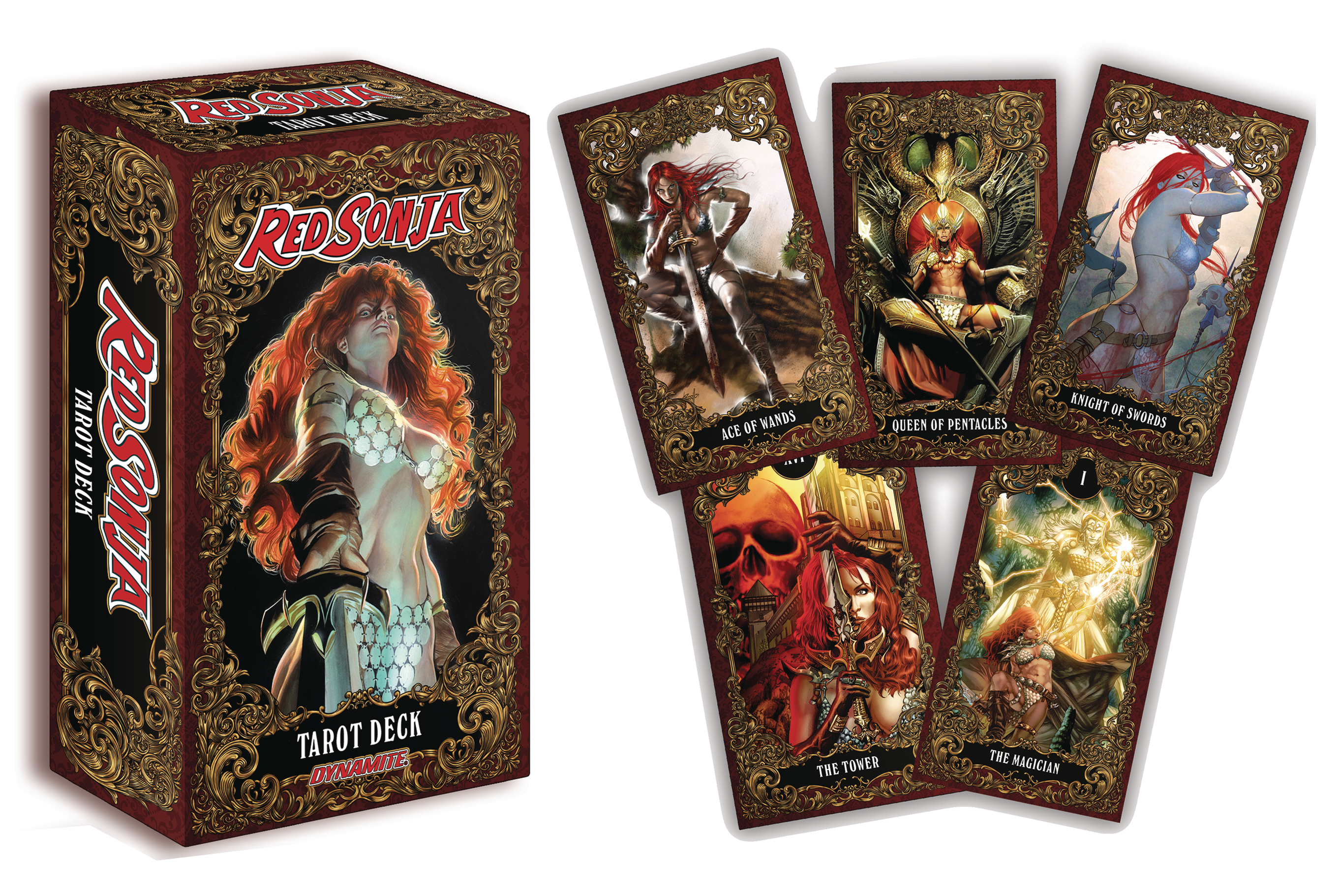 Red Sonja Tarot Card Set 