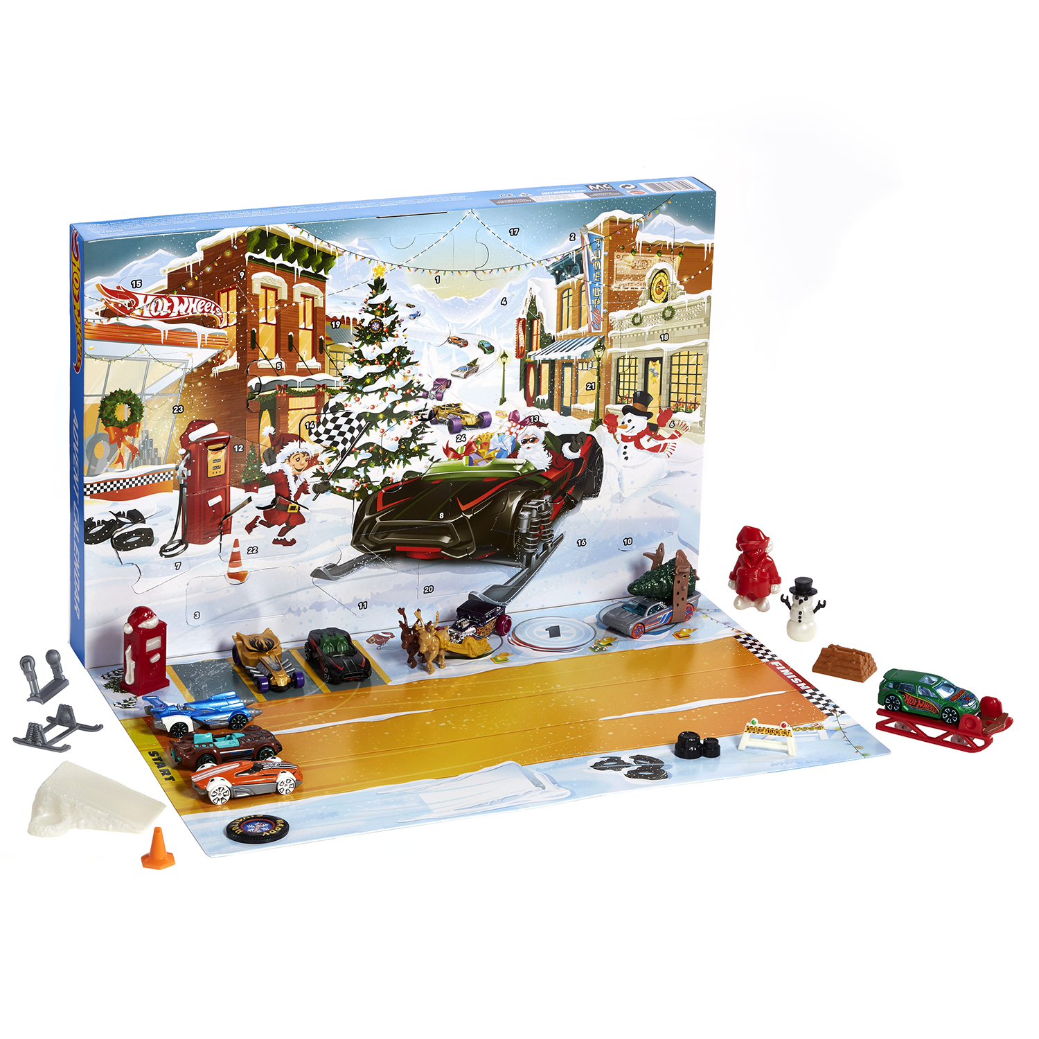 JUL198552 HOT WHEELS VEHICLE ADVENT CALENDAR CS Previews World