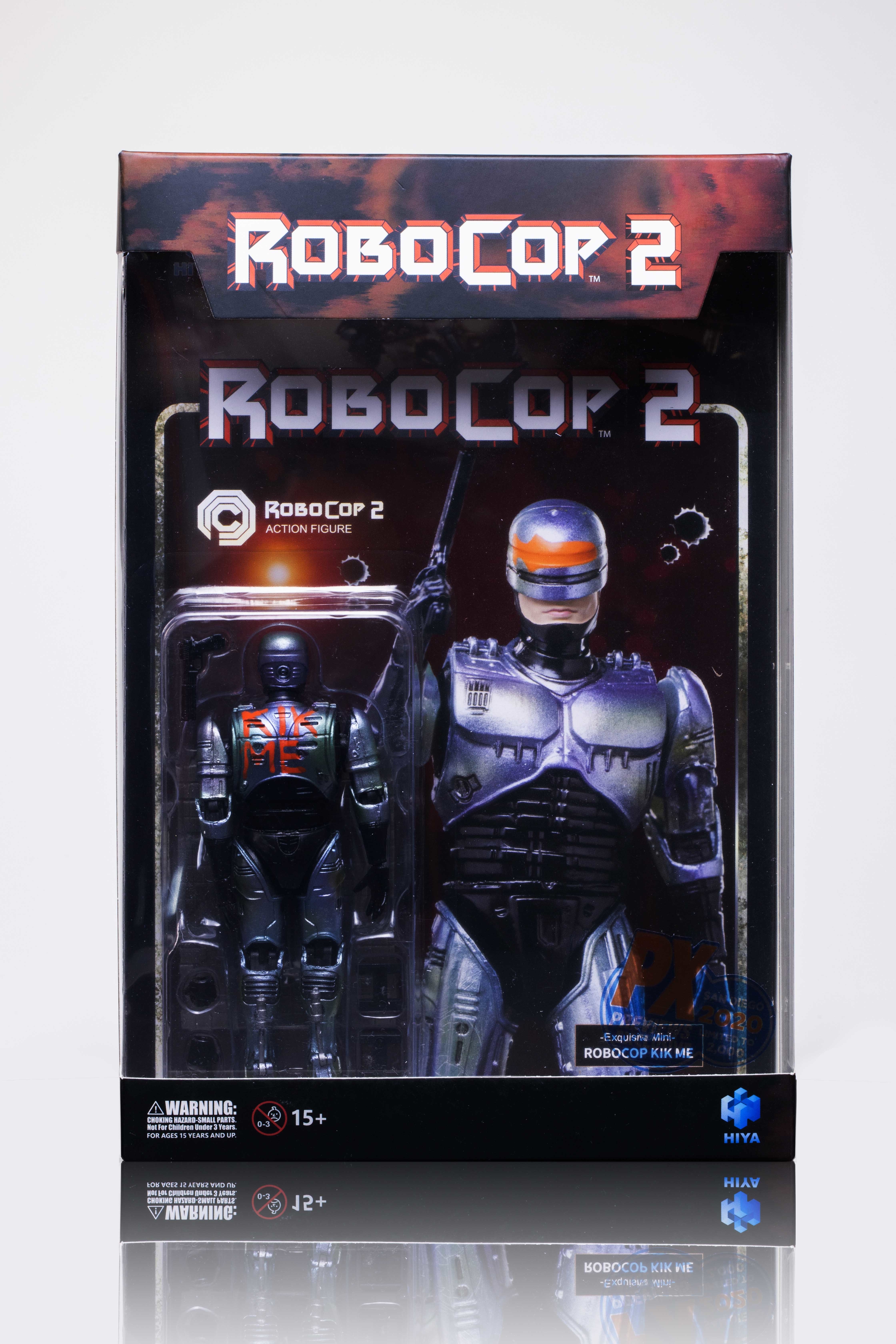 OCT198225 - SDCC 2020 ROBOCOP 2 ROBOCOP KICK ME PX 1/18 SCALE FIG