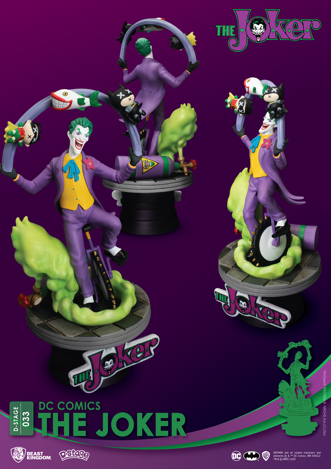 The Joker DC Comics DS-033 D-Stage PX Exclusive 6" Statue by Beast Kingdom 