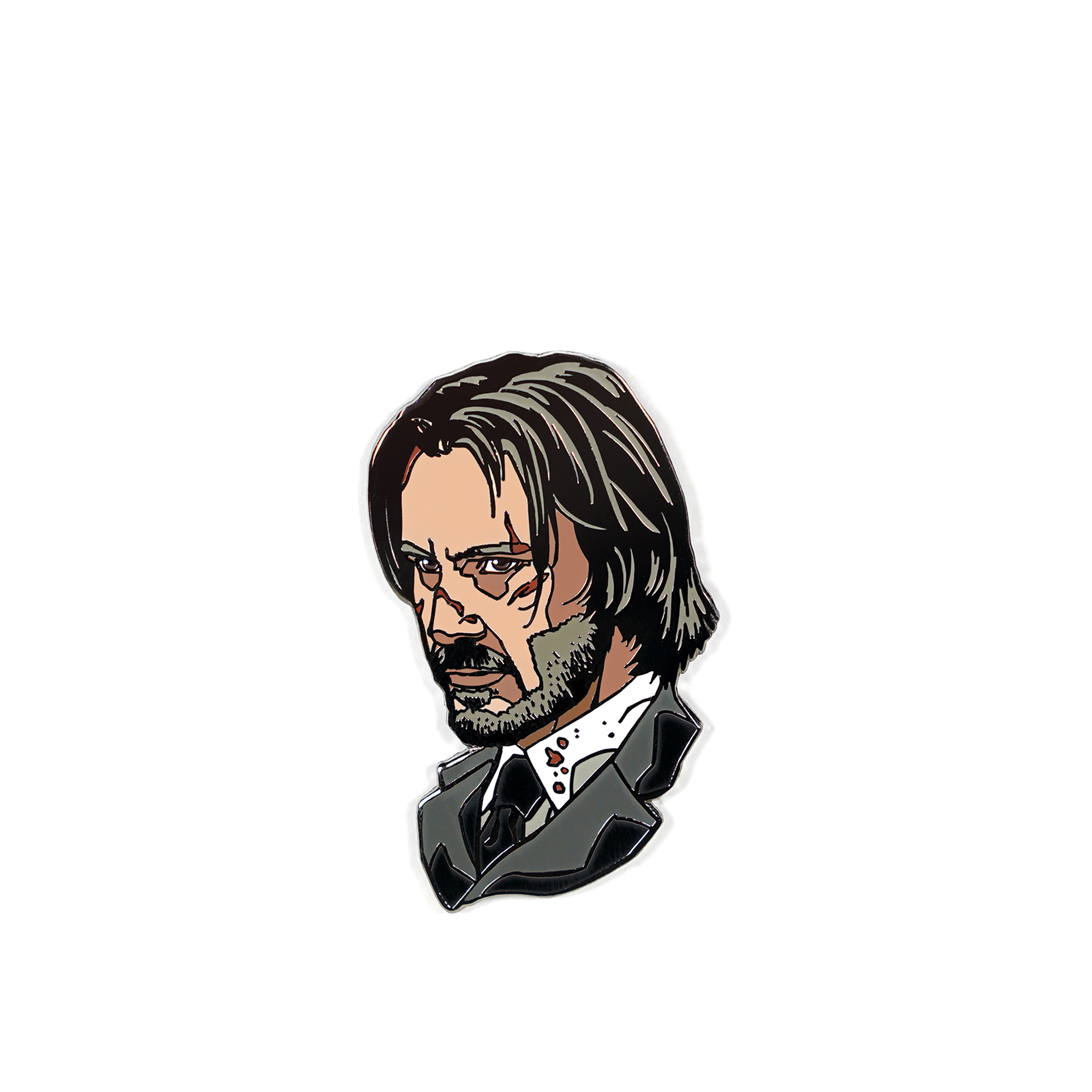 FEB208212 - JOHN WICK JOHN WICK HEAD ENAMEL PIN - Previews World