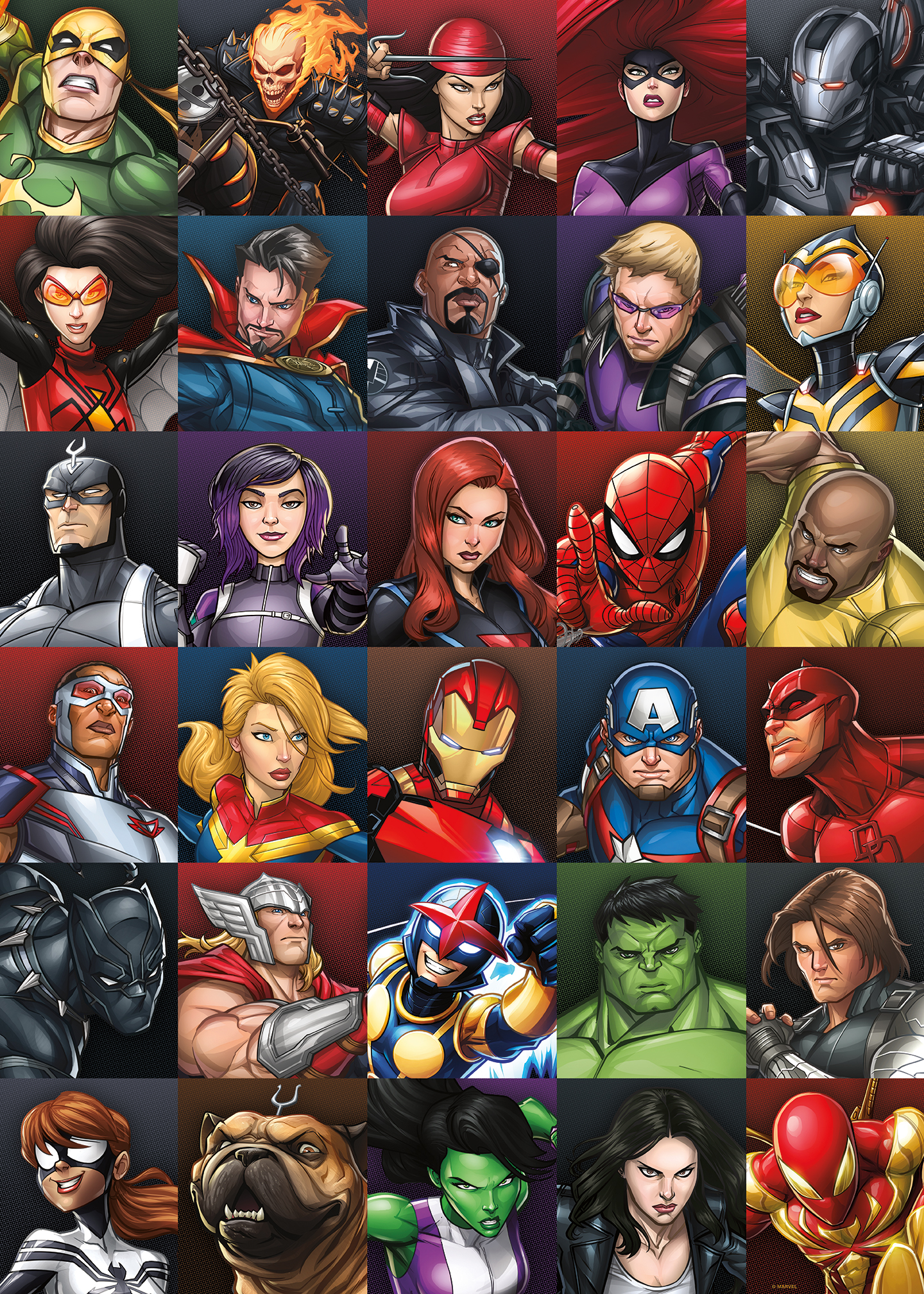 All Marvel Characters Names And Pictures character designs from
