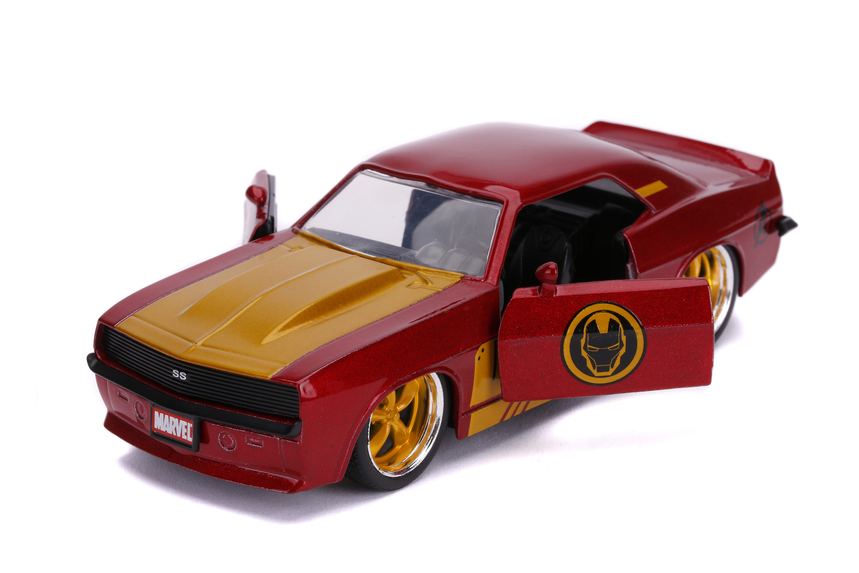AUG208074 - MARVEL IRON MAN 1969 CHEVY CAMARO 1/32 VEHICLE AUG208074 - MARVEL IRON MAN 1969 CHEVY CAMARO 1/32 VEHICLE