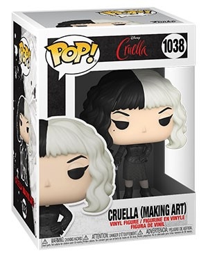 funko pop cruella making art