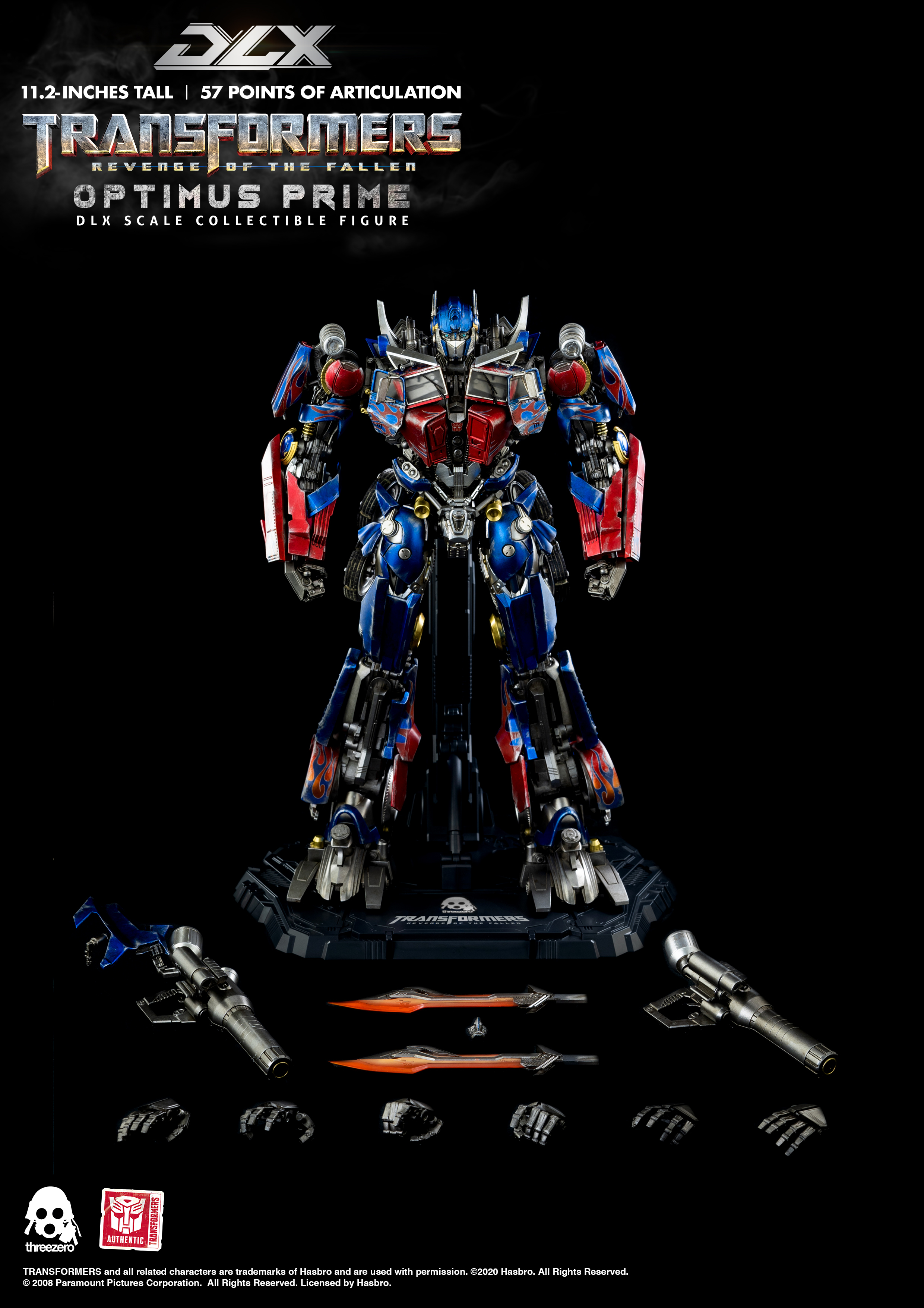 NOV208626 - TRANSFORMERS ROTF OPTIMUS PRIME DLX SCALE FIG - Previews World