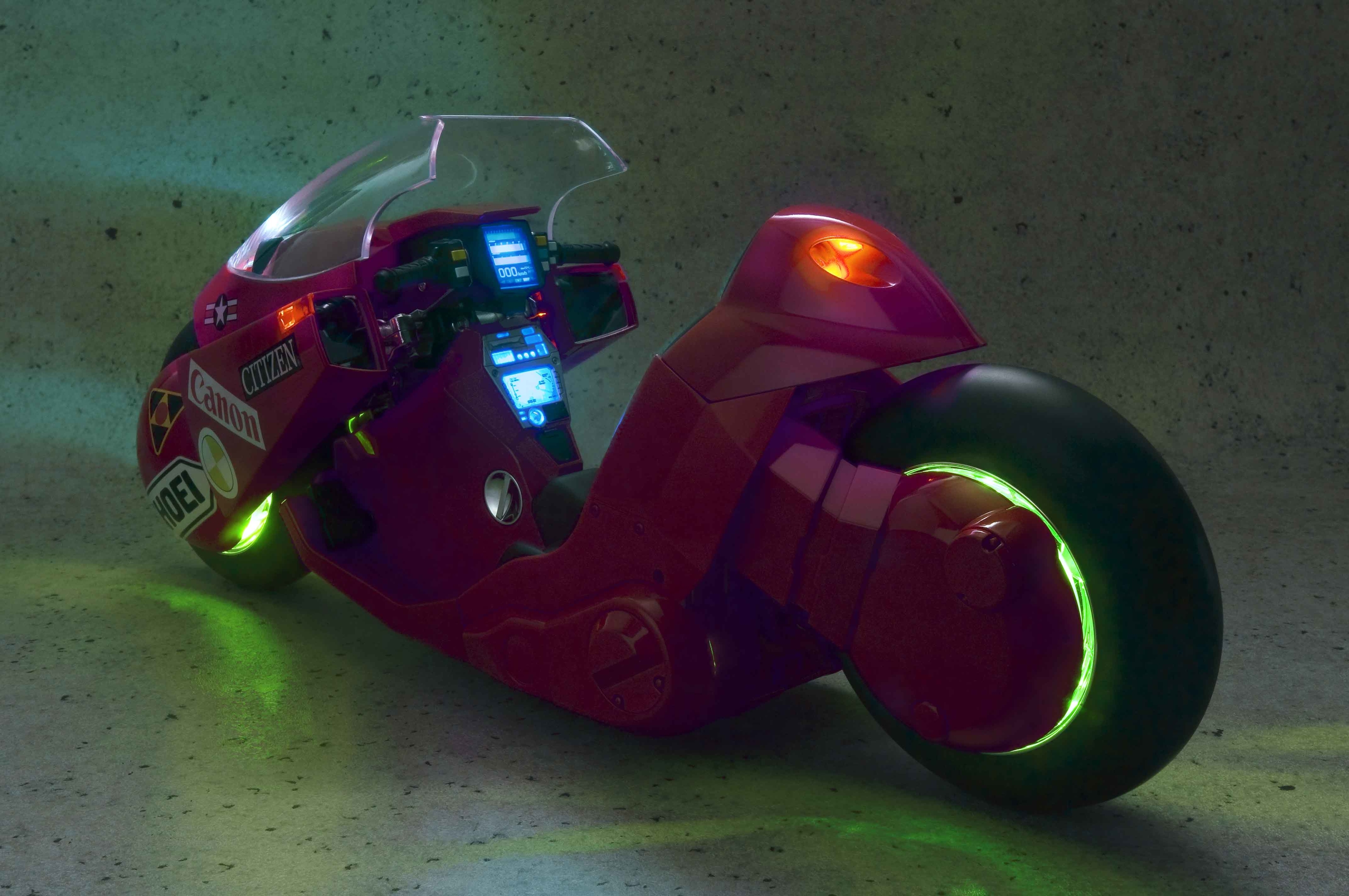 tamashii nations akira project bm kaneda's bike soul of popinica vehicle