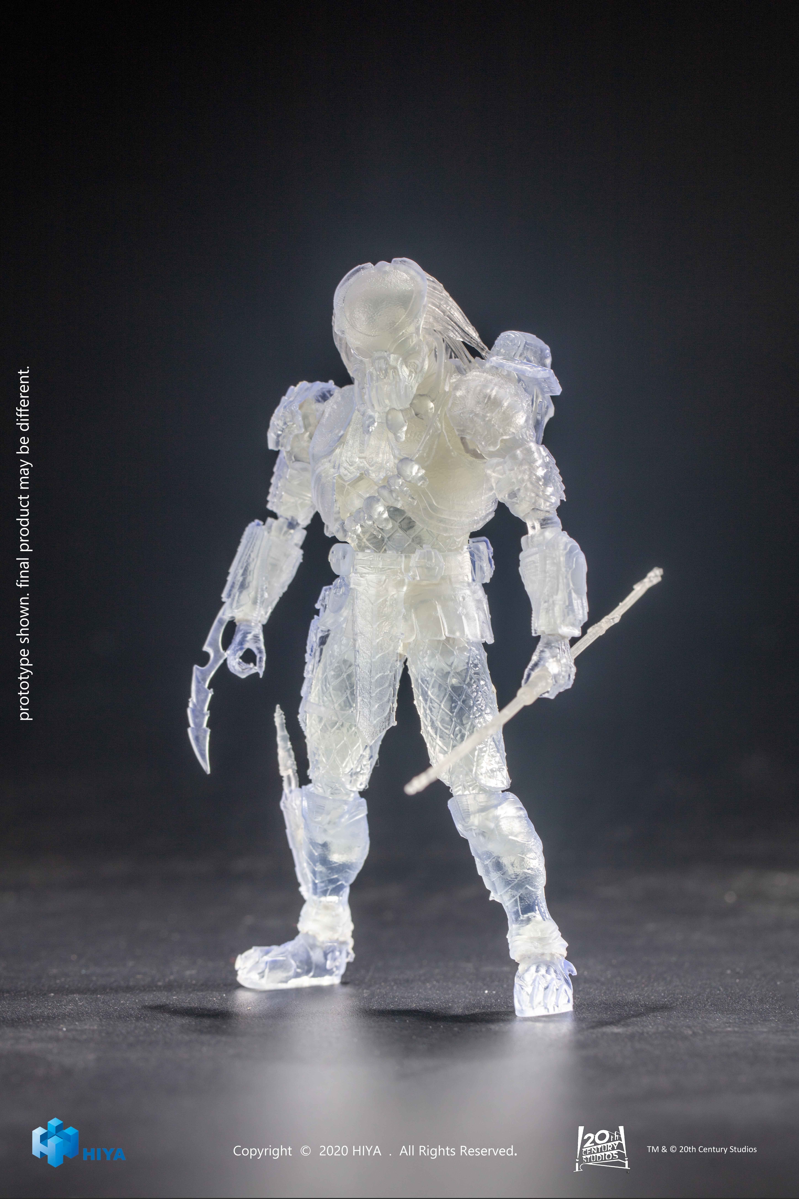 Enforcer Predator Action Figure Alien Hunter PVC Doll Toy 8" 
