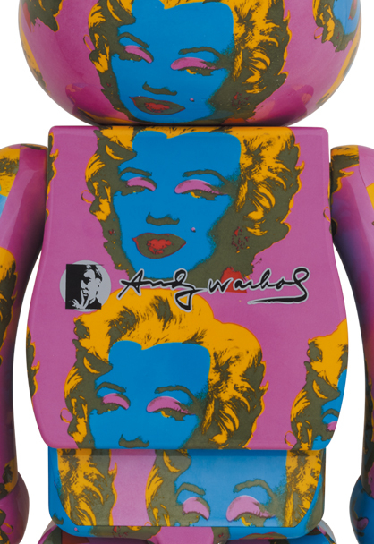 andy warhol marilyn monroe bearbrick