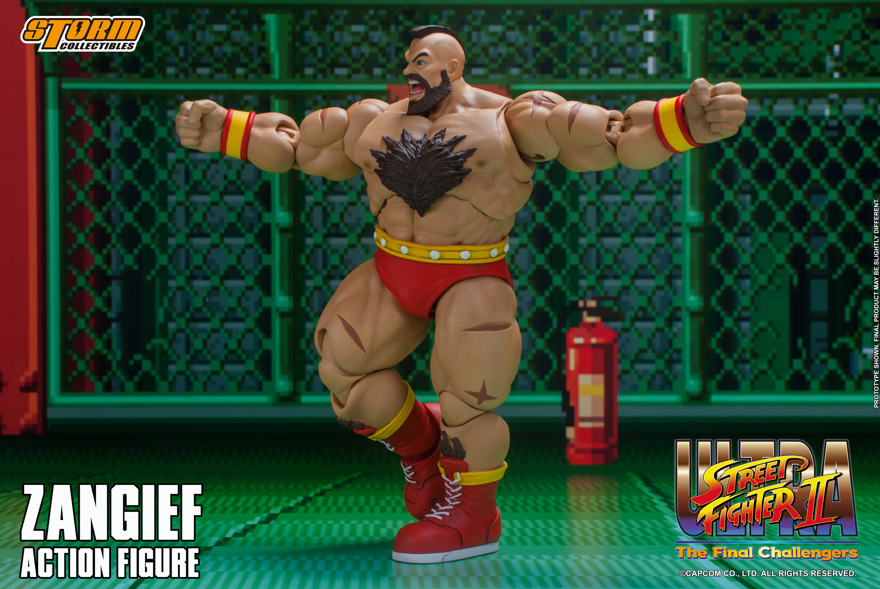 MAR219167 - STORM COLL ULT STREET FIGHTER II FINAL ZANGIEF 1/12 AF - Previews World