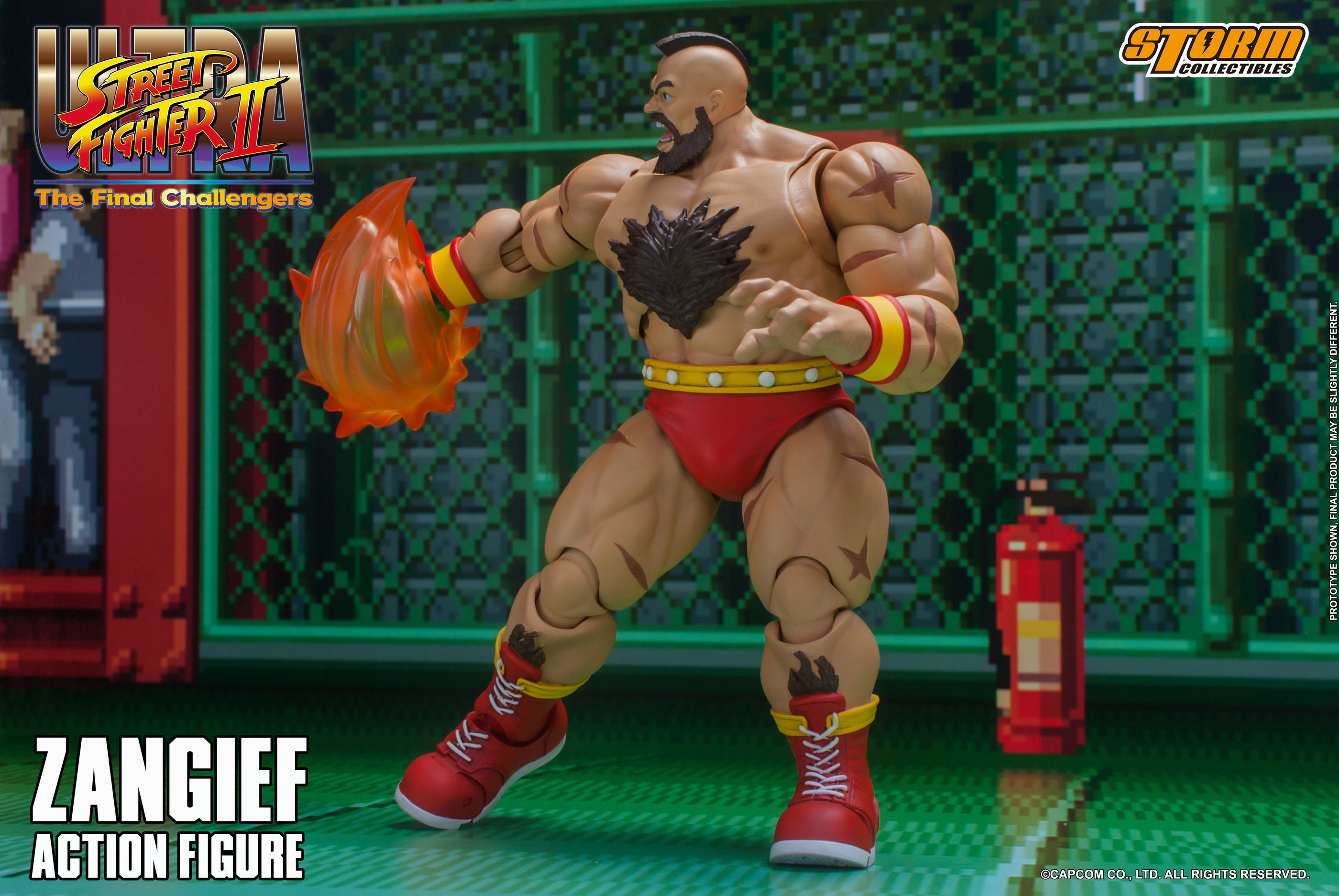 MAR219167 - STORM COLL ULT STREET FIGHTER II FINAL ZANGIEF 1/12 AF - Previews World