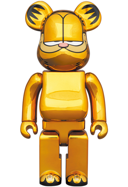 garfield chrome bearbrick