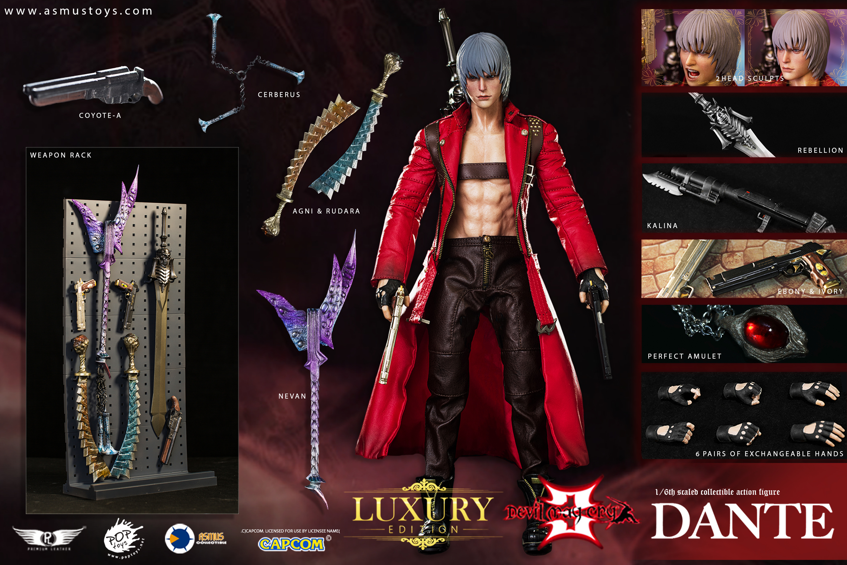 APR188924 - DEVIL MAY CRY III VERGIL 1/6 AF - Previews World