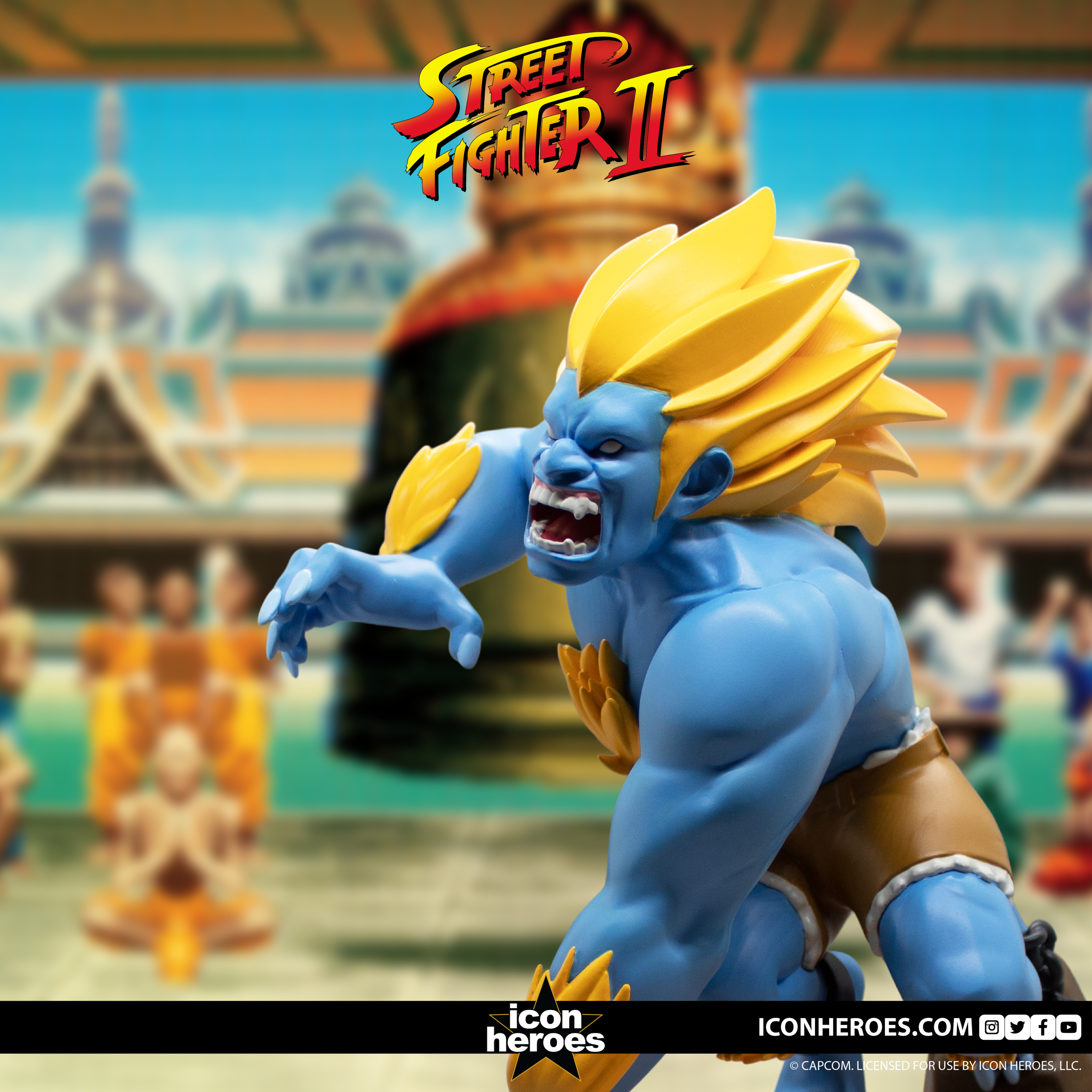 Icon Heroes - Street Fighter 2 Blanka Player 2 Con Exclusive Polystone  Statue (Net)