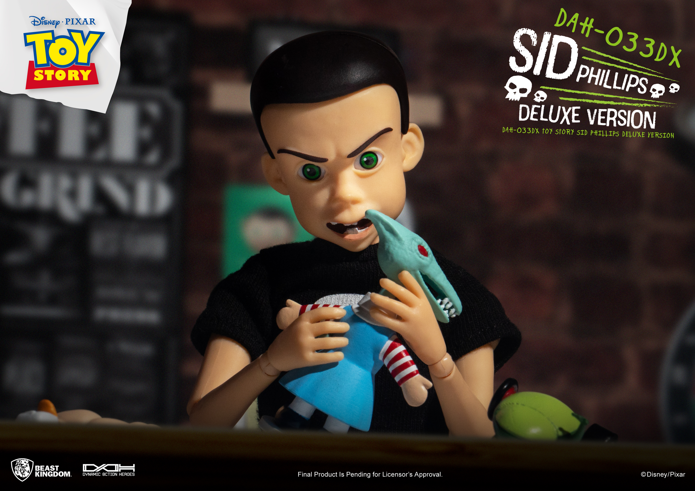 Medicom Toy Disney Toy Story SID Figure Vinyl Collectible
