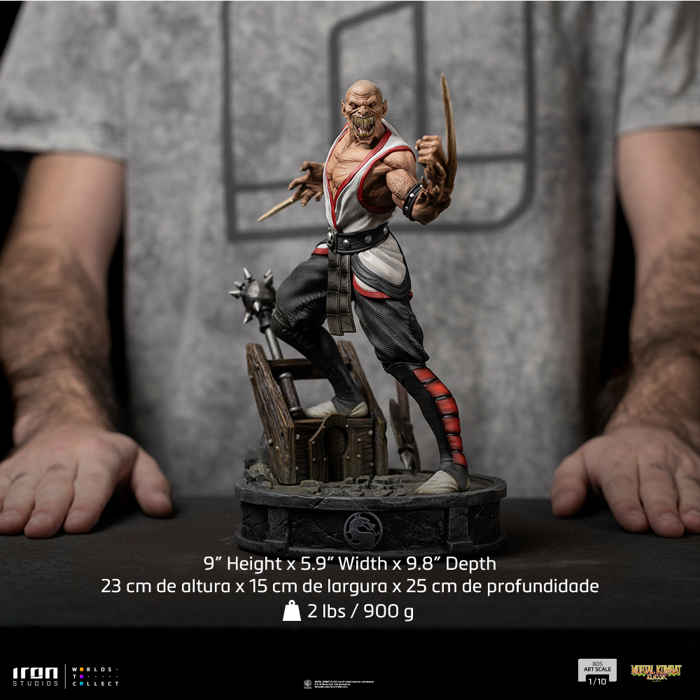 AUG228475 - MORTAL COMBAT BARAKA BDS ART SCALE 1/10 STATUE