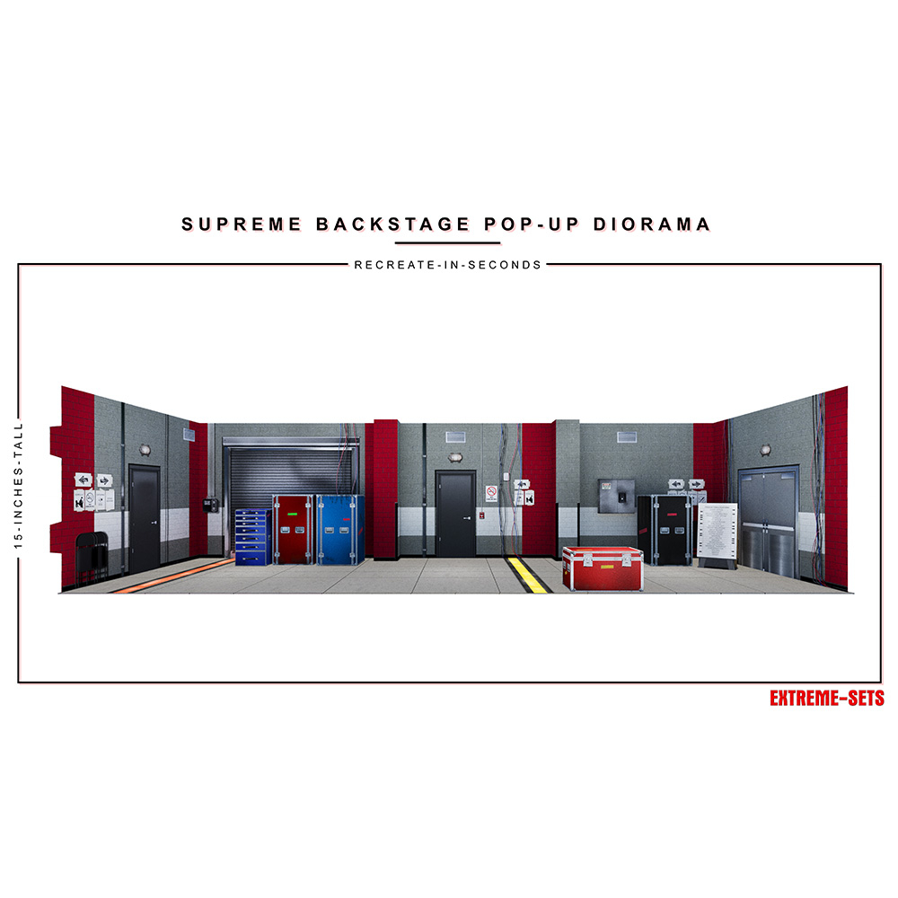 Supreme Backstage Pop-Up Diorama