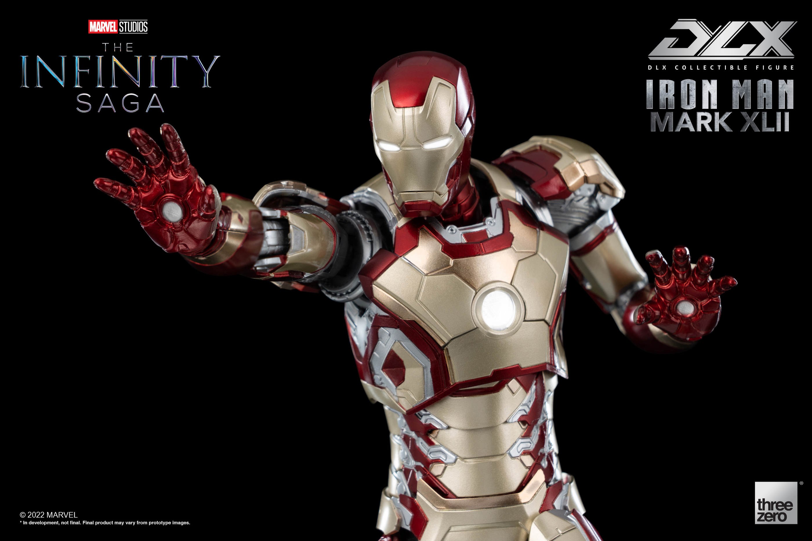 OCT228160 - MARVEL INFINITY SAGA IRON MAN MARK 42 DLX 1/12