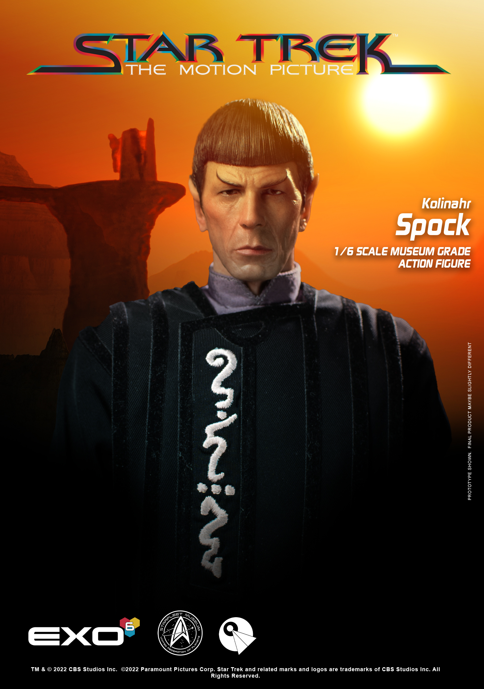OCT228480 - STAR TREK MOTION PICTURE KOLINAHR SPOCK 1/6 AF OCT228480 - STAR TREK MOTION PICTURE KOLINAHR SPOCK 1/6 AF