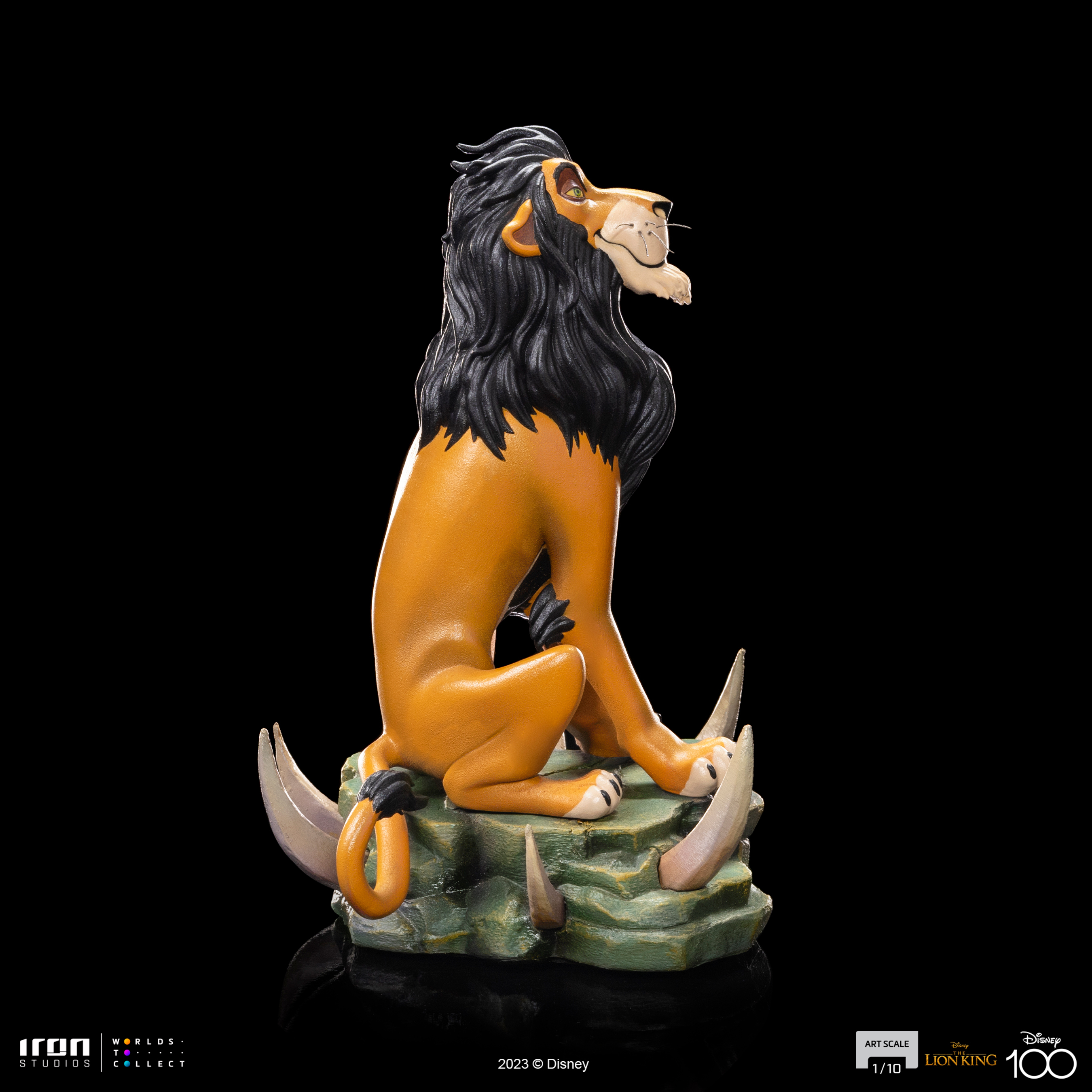 FEB239304 - THE LION KING SCAR ART SCALE 1/10 STATUE - Previews World