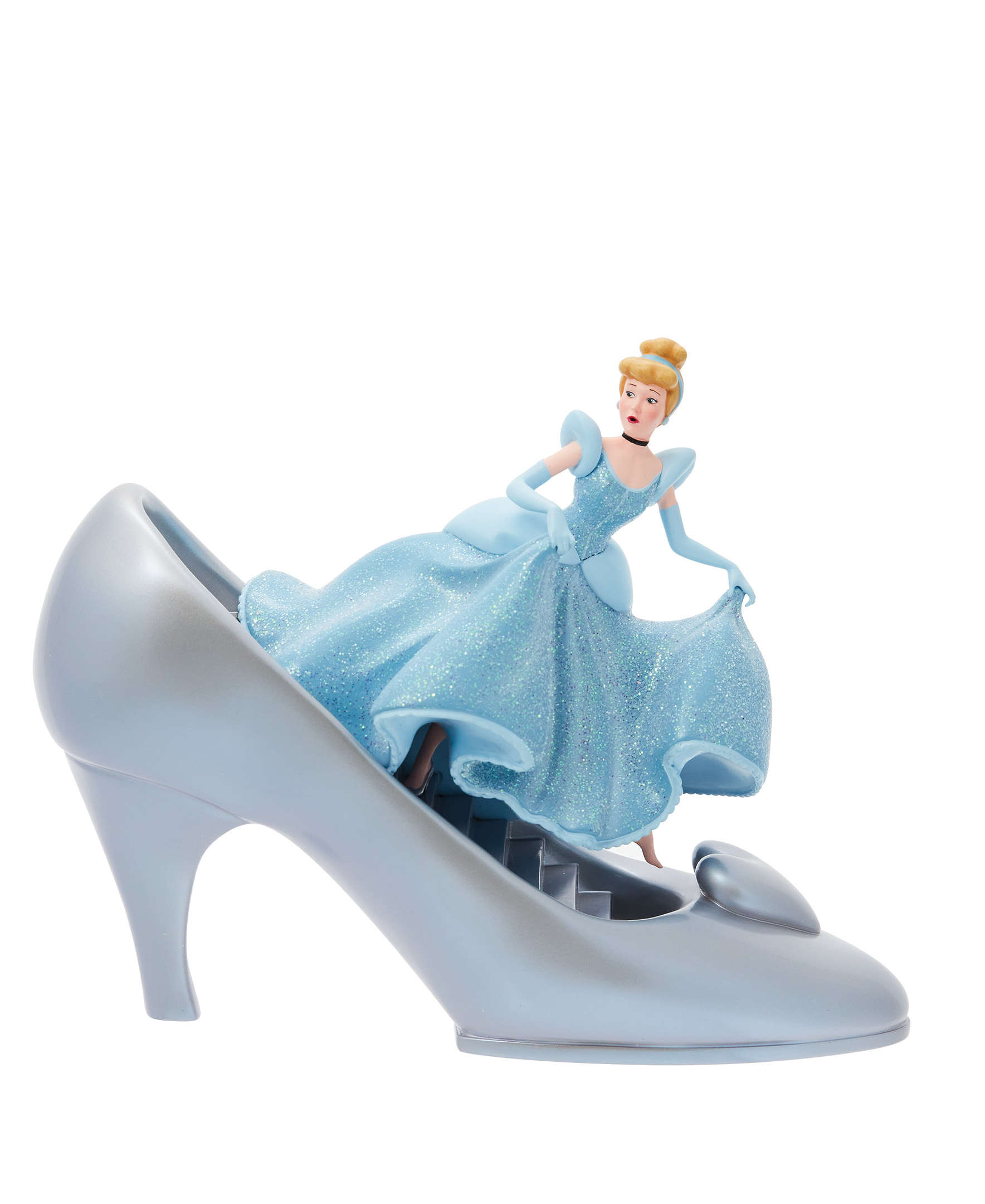 JUN239494 DISNEY 100TH CINDERELLA WITH GLASS SLIPPER STATUE