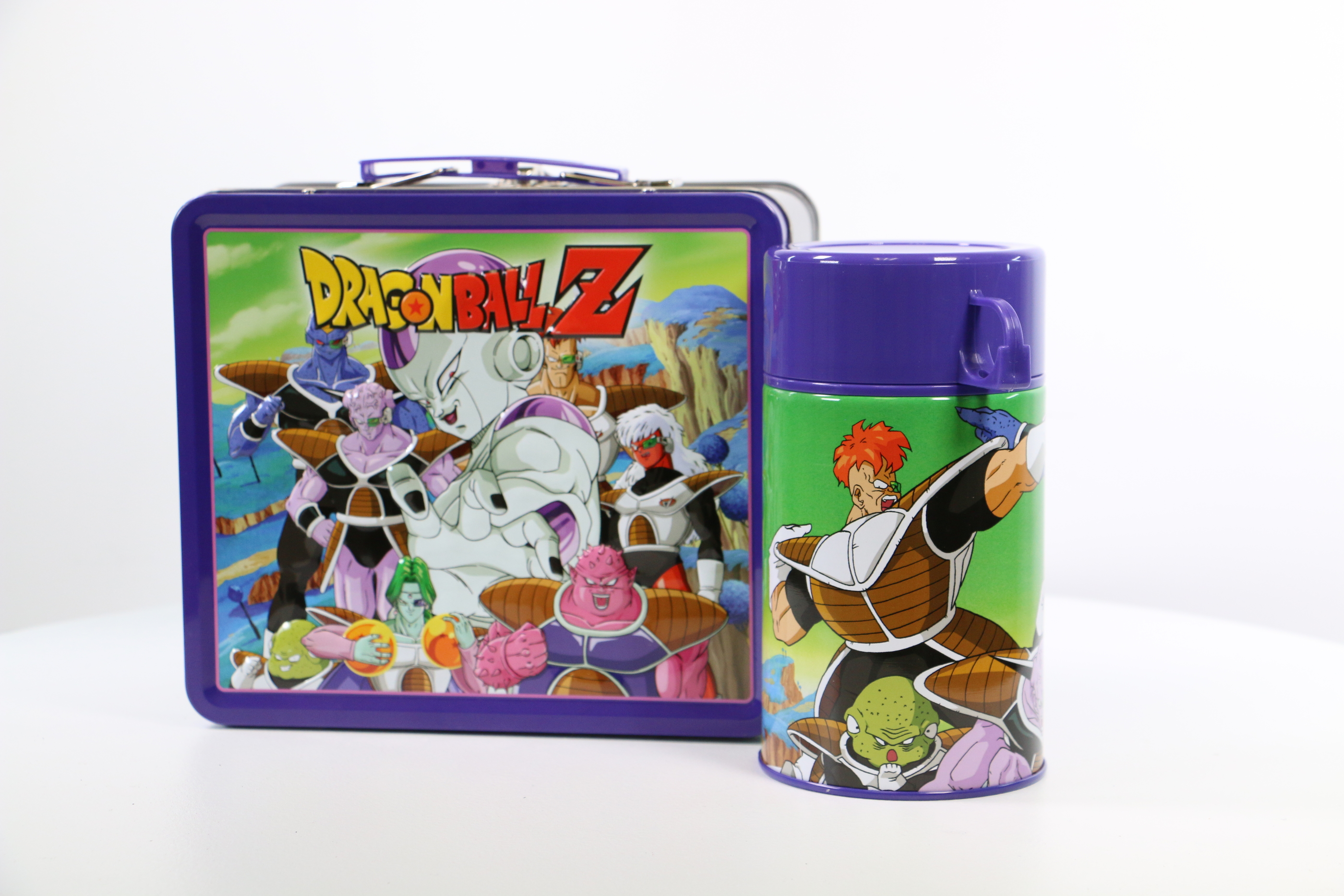Dragon Ball Z Saiyan Saga Tin Titans Lunch Box with Thermos